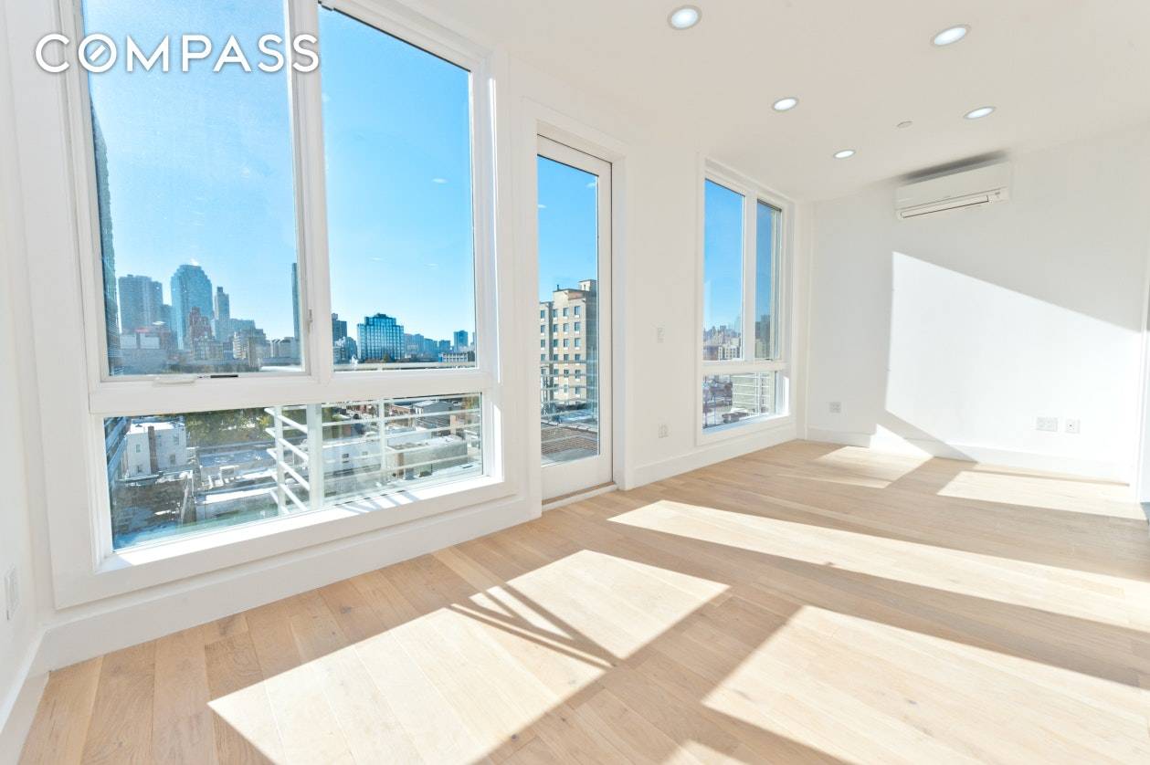 Brand new construction in the Dutch Kills pocket of Long Island City Studio apt Over sized windows Heated floors Mitsubishi air conditioning Stainless steel appliances Dishwasher Private balcony South facing ...