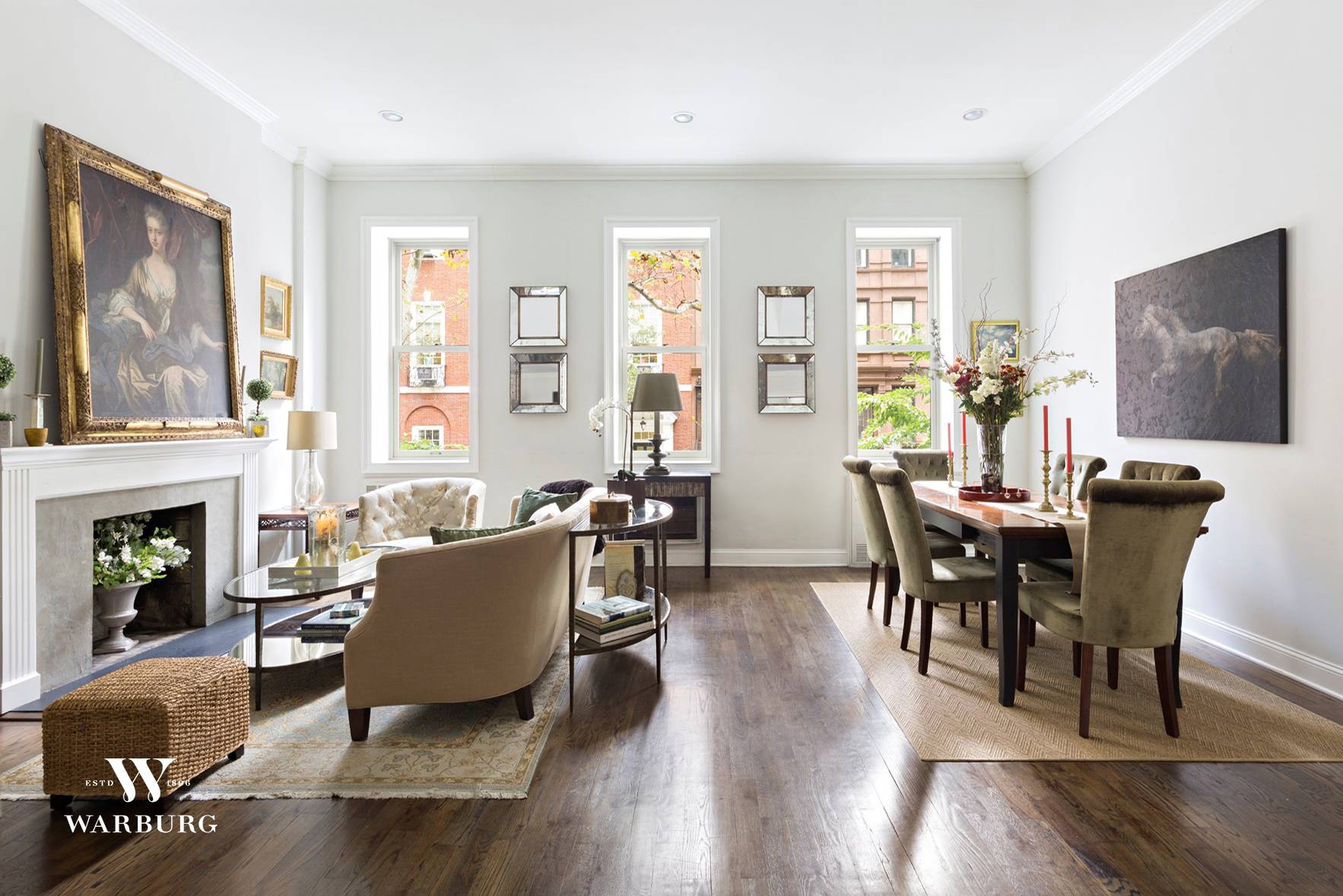 Enjoy living the townhouse life on one of Carnegie Hill's most beautiful tree lined streets, only steps to Central Park and perfectly located between Madison and Park Avenue.