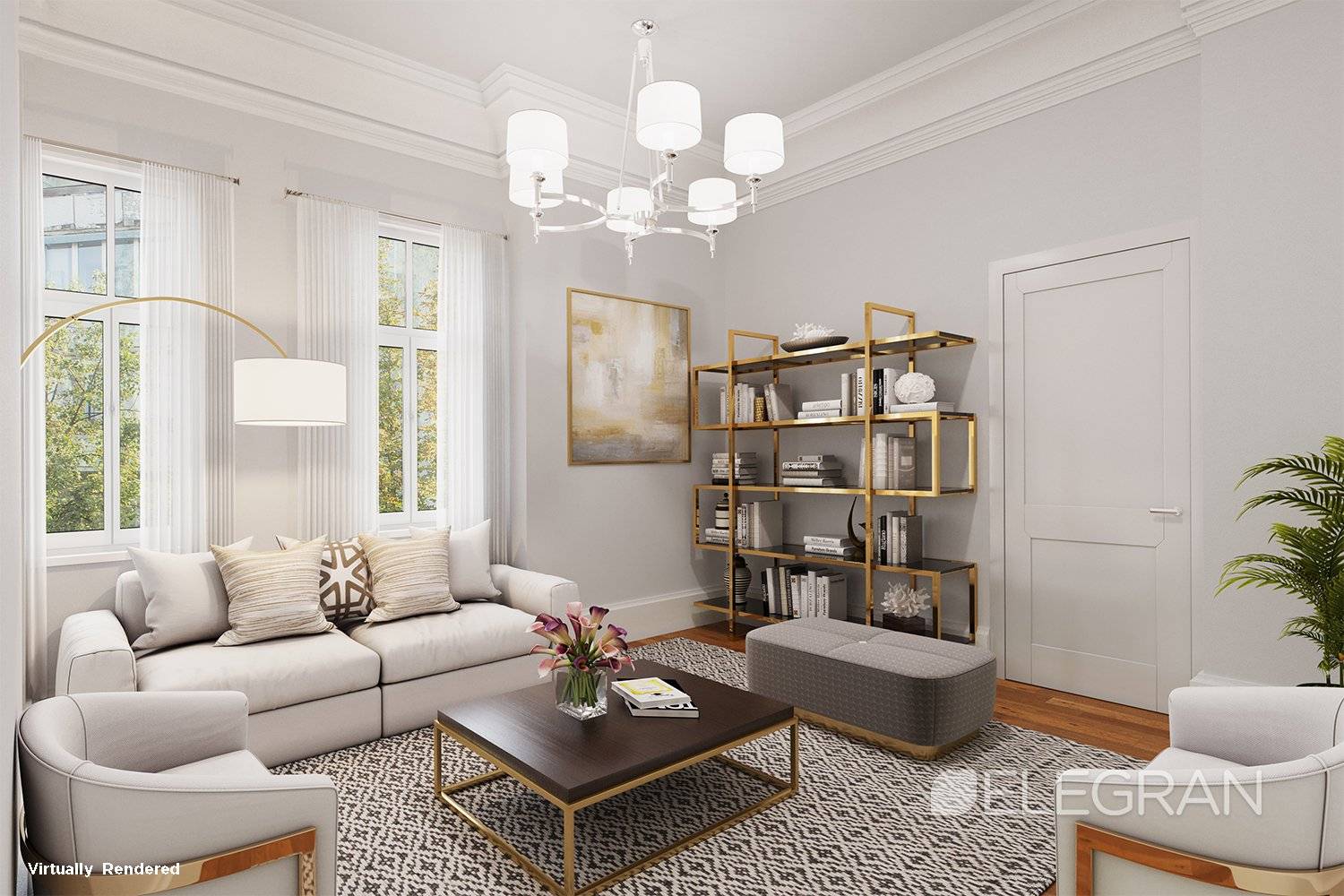 Beautifully restored by an architectural historian, this 1904 Ansonia apartment is a historic timepiece with both new finishes and lovely turn of the century details.