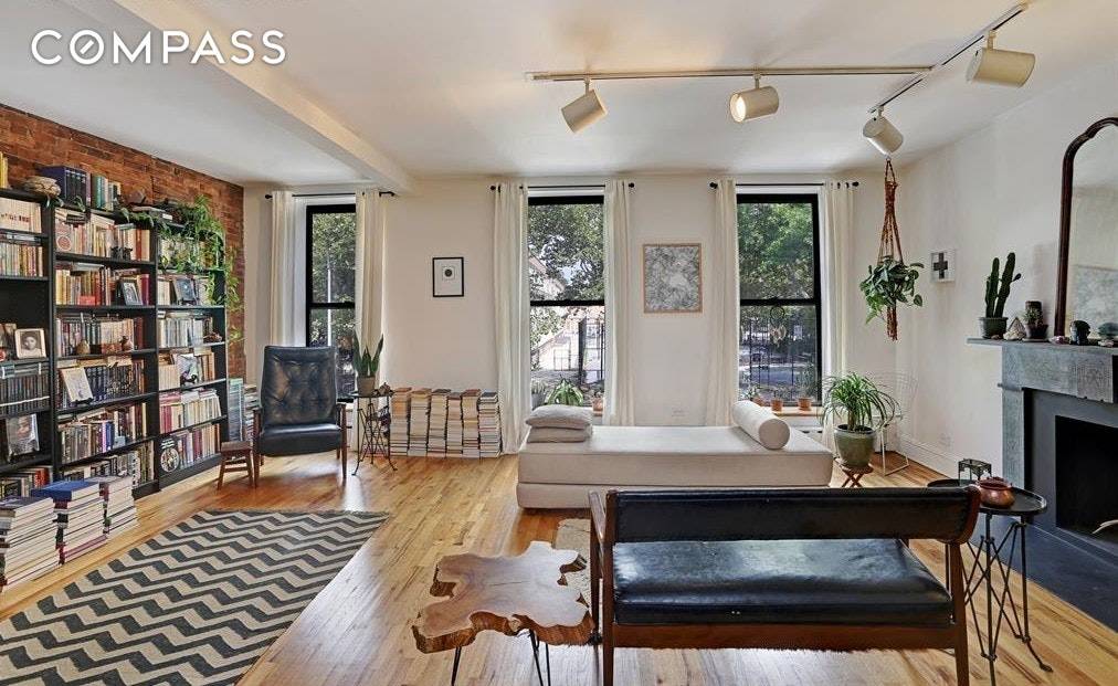 Charming, Spacious and Sunny 3 bedroom floor thru in Clinton Hill Pre war Brownstone.