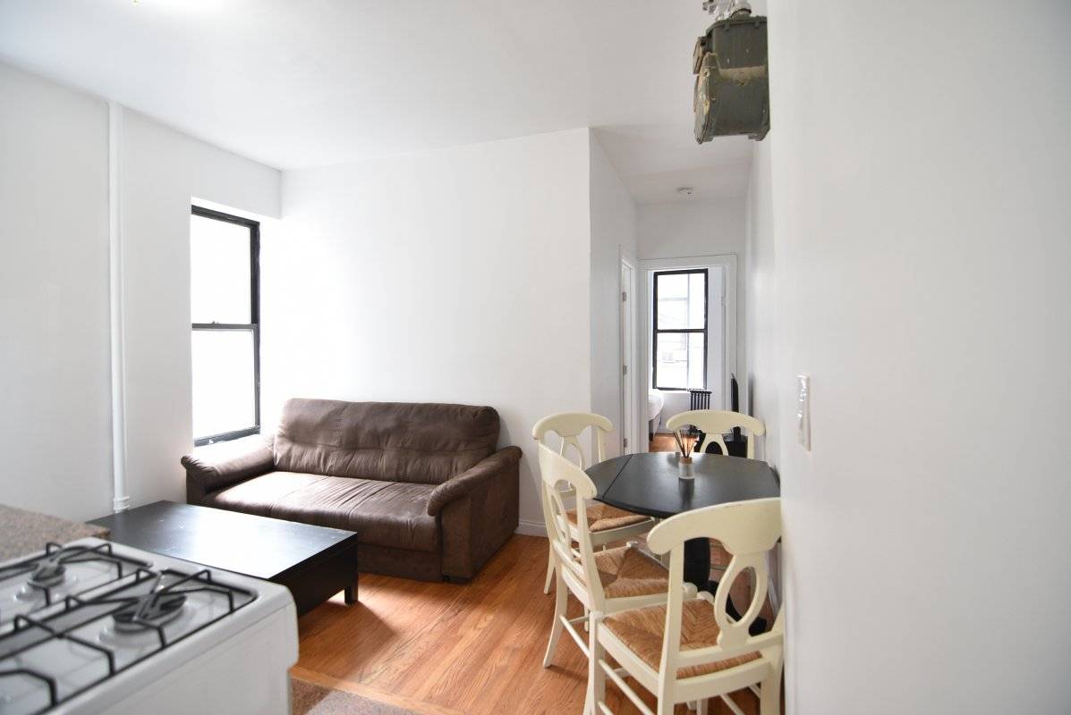 THE APARTMENT 3 Full sized Bedrooms Open concept kitchen Dishwasher Granite countertops Natural light Hardwood floors throughout Heat and hot water included THE NEIGHBORHOOD Next to 1 train, C amp ...