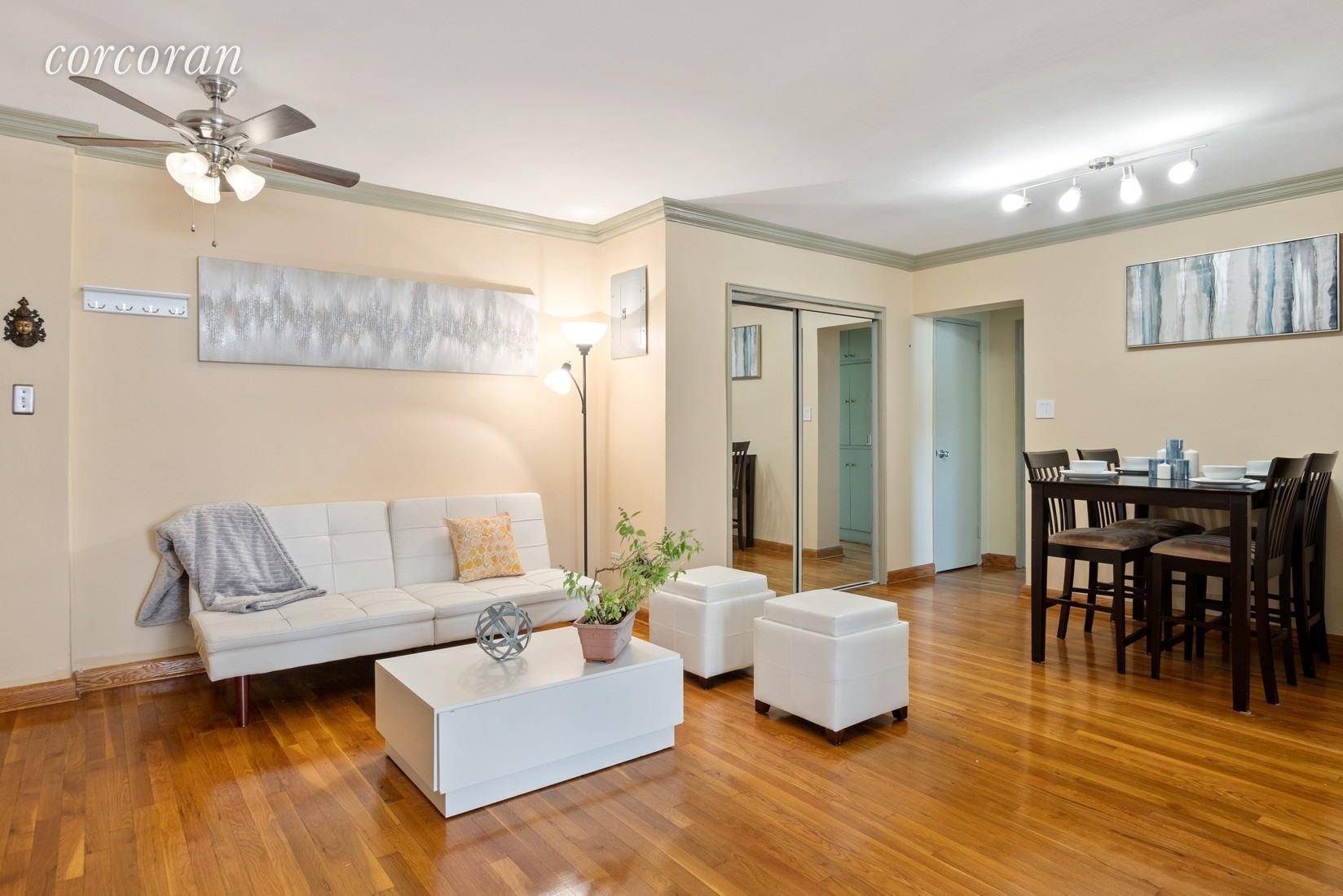Welcome home to this high floor CONVERTED two bedroom unit in lovely Windsor Terrace.