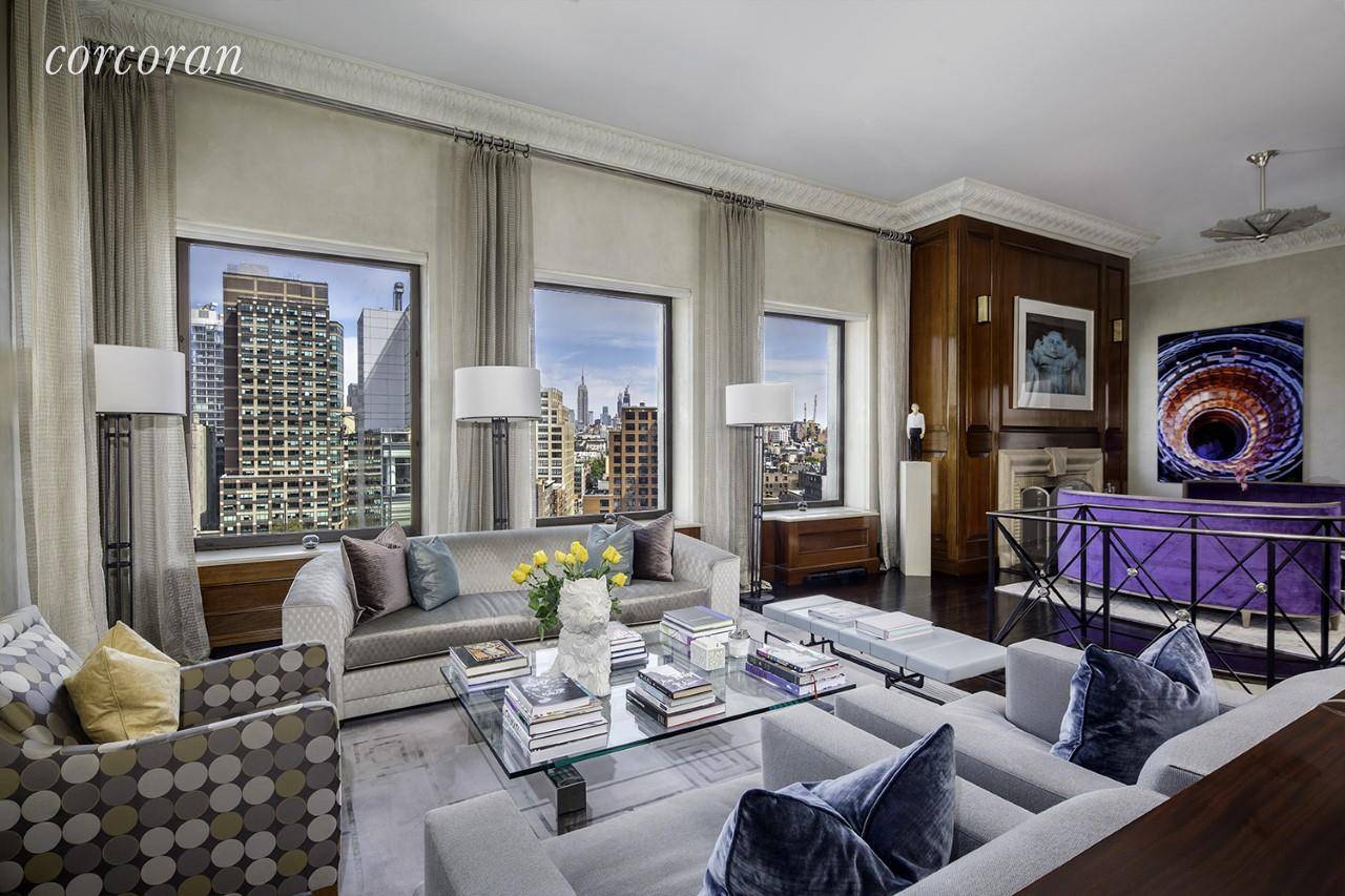 Uptown grandeur meets downtown energy in this meticulously designed Jed Johnson masterpiece.