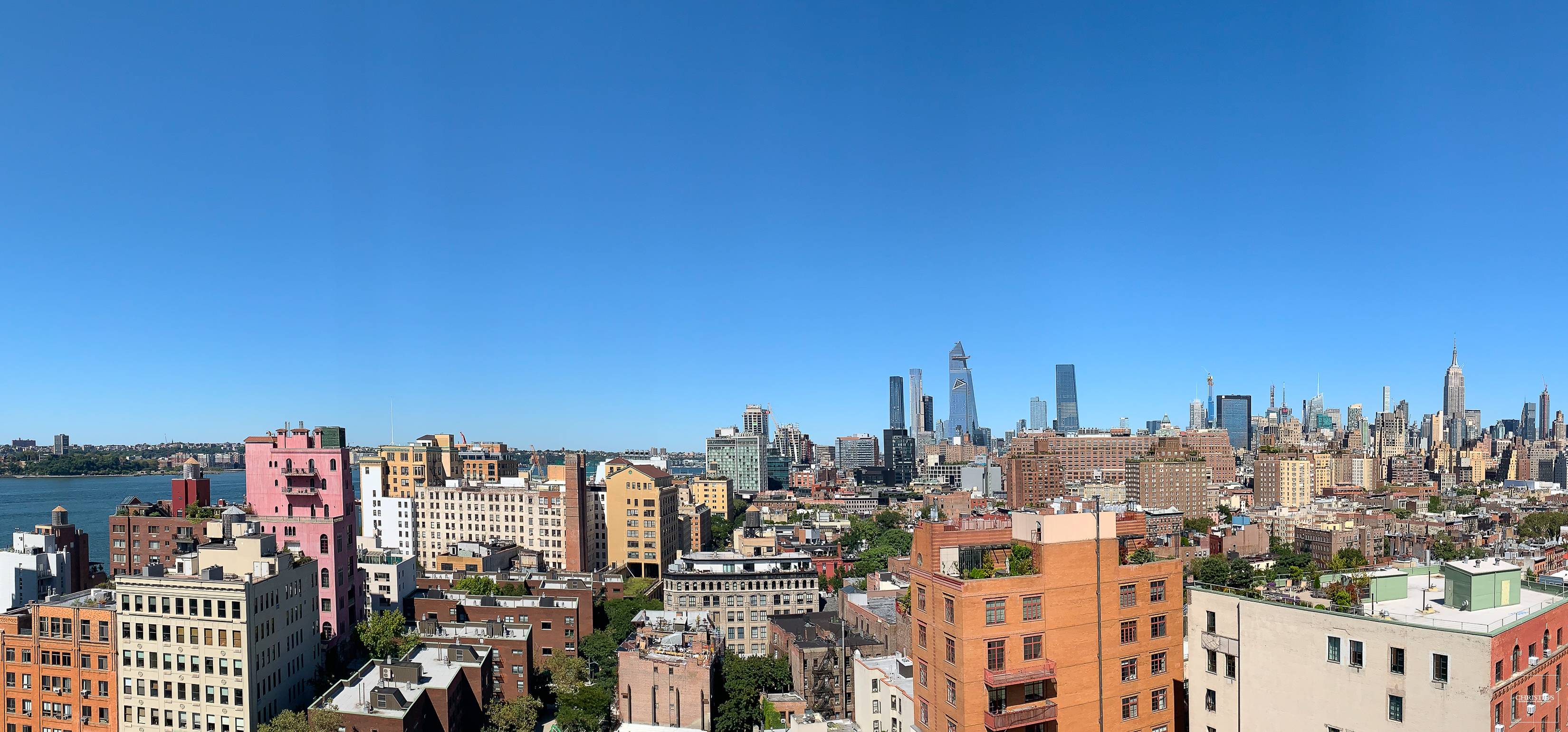 PANORAMIC VIEWS AND PRIVATE OUTDOOR IN PRIME WEST VILLAGE CONDO Helicopter 360 degree views from every vantage point compliment this full floor 2, 650 square feet, in this super high ...