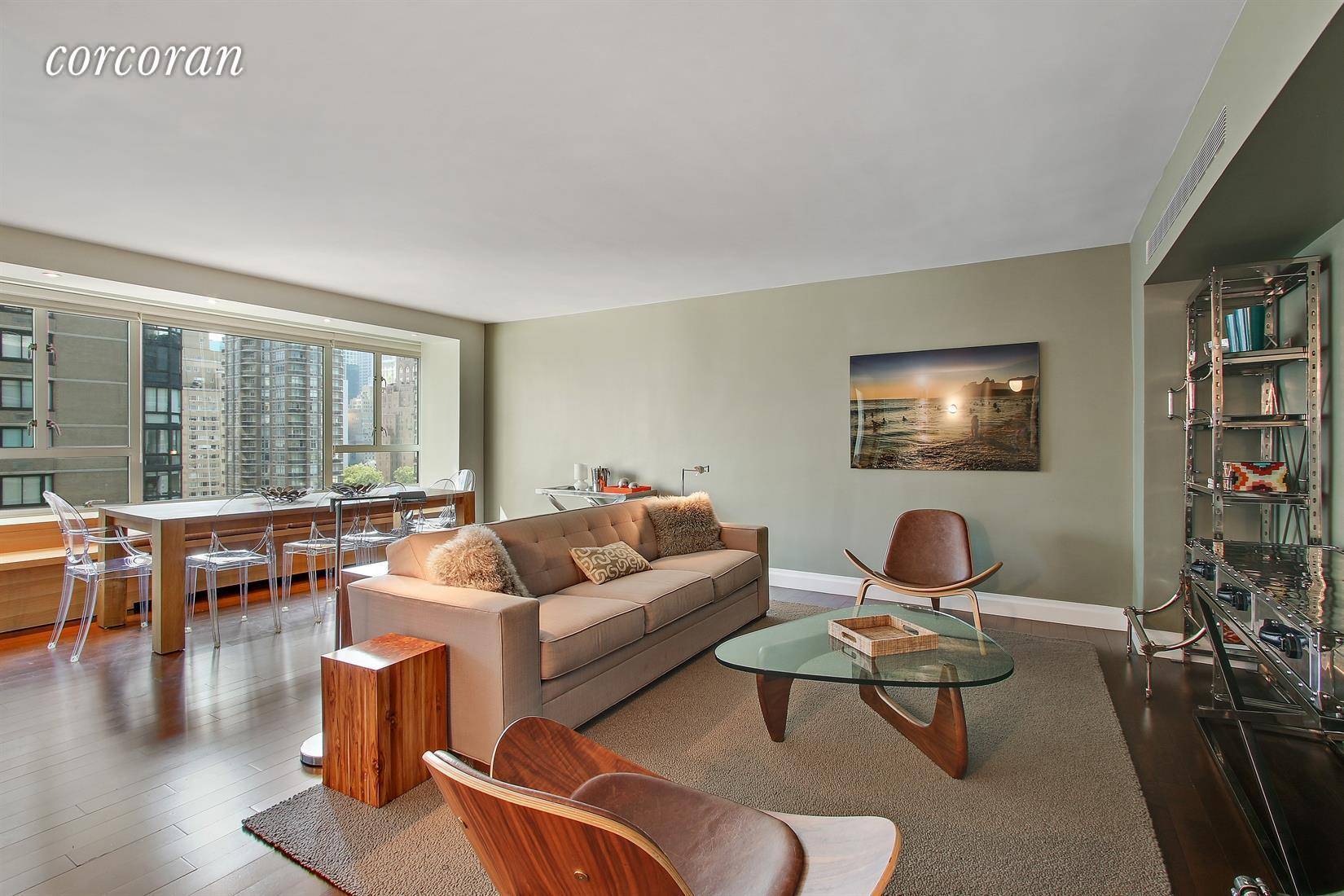 At 200 East 66th Street and Third Avenue on the Upper East Side on the 11th floor, in mint condition, there is a two bedrooms, two bathrooms plus an office ...