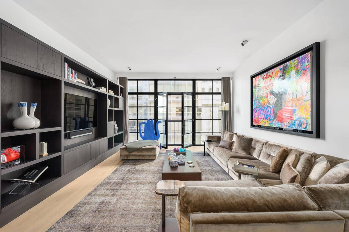 Designed by world renowned designer Piet Boon, this quiet three bedroom, two and a half bath, residence in the heart of NoMad offers dramatic 11 5 ceilings, and south, north, ...