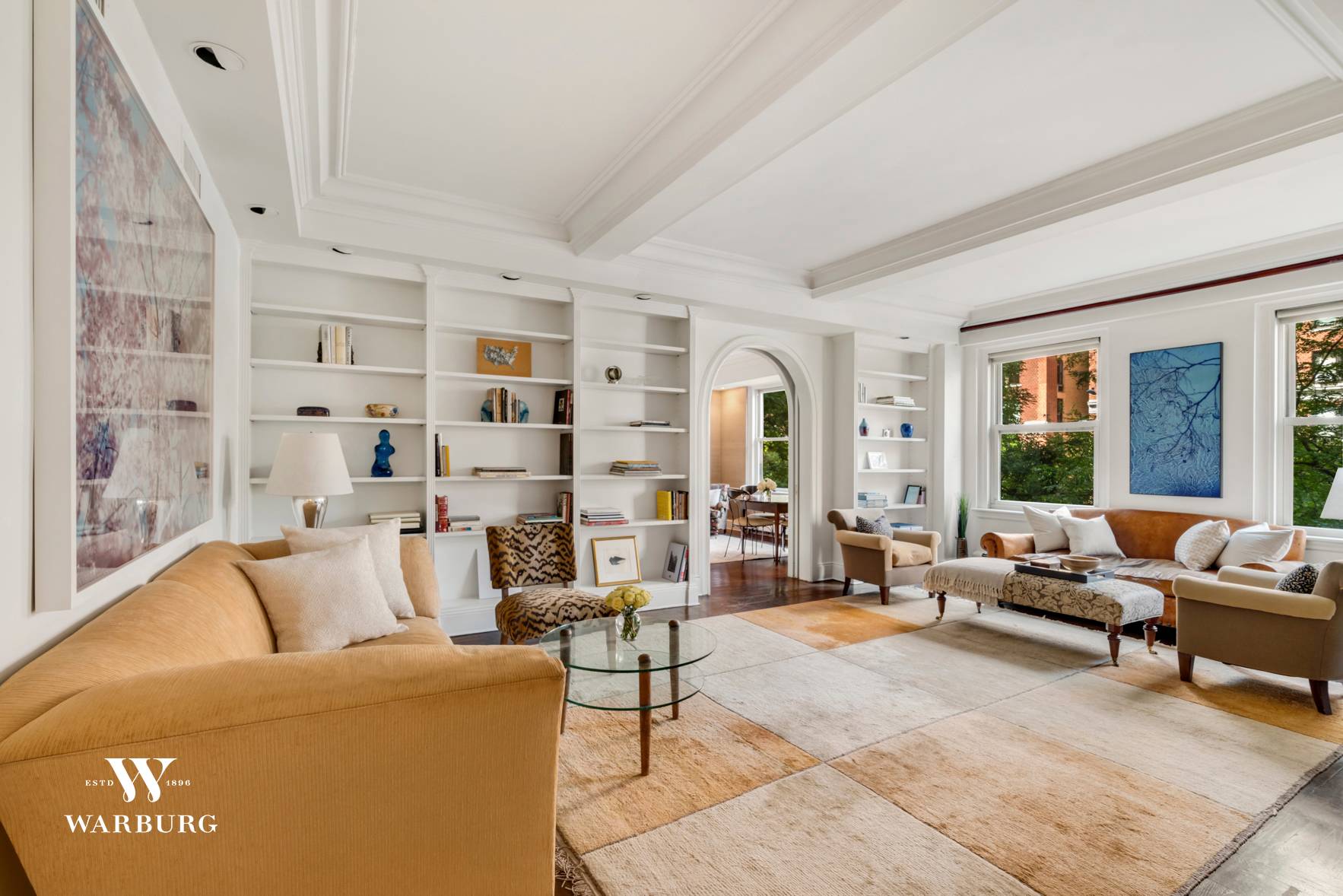 A sun flooded prewar home on one of Park Avenue's most beautiful blocks.