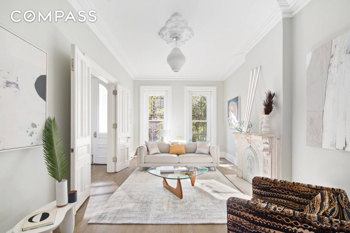 This impeccable turn key townhouse is the epitome of Clinton Hill living.