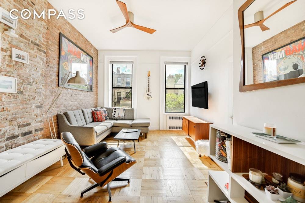 A truly special one bedroom apartment awaits you on one of the most beautiful and desirable streets in all of Park Slope.
