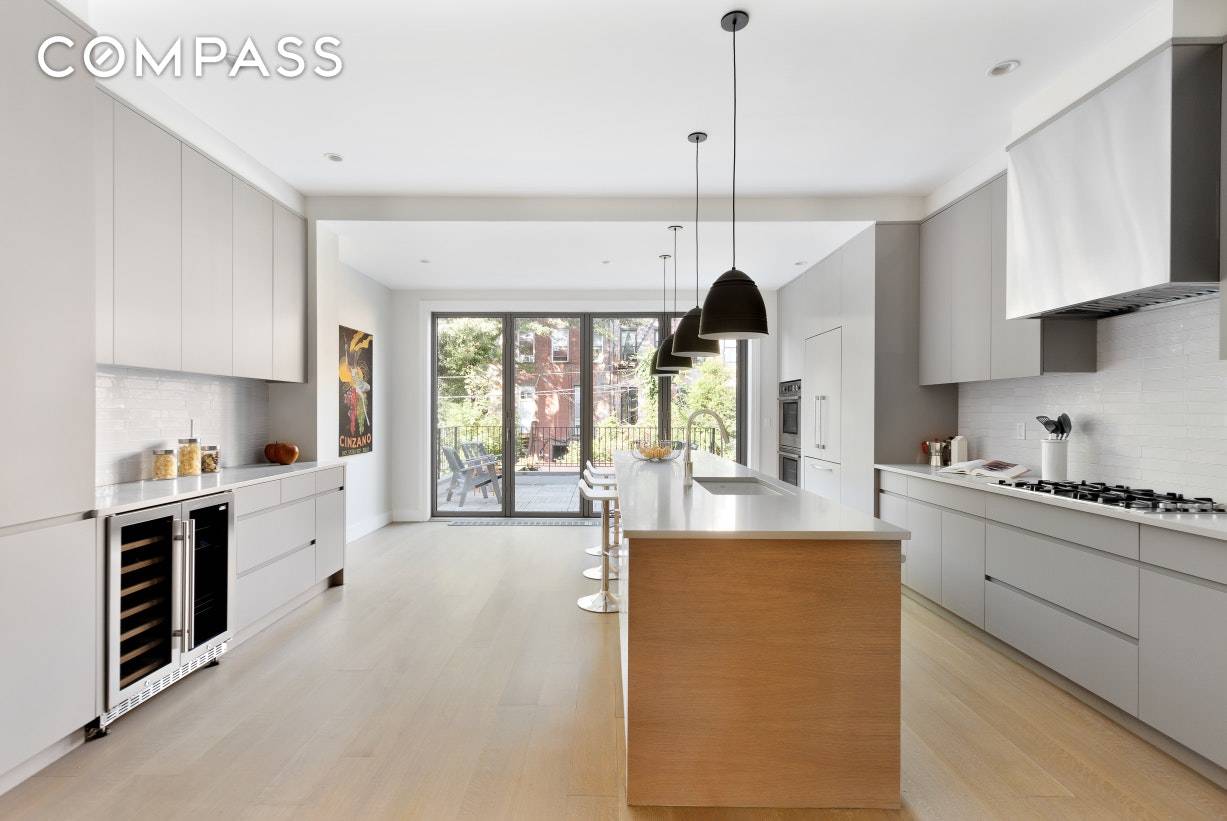 Finely designed and one of a kind, this beautiful 4000SF, 20 wide, 5 story townhouse in prime Clinton Hill is a rare jewel for the discerning buyer.
