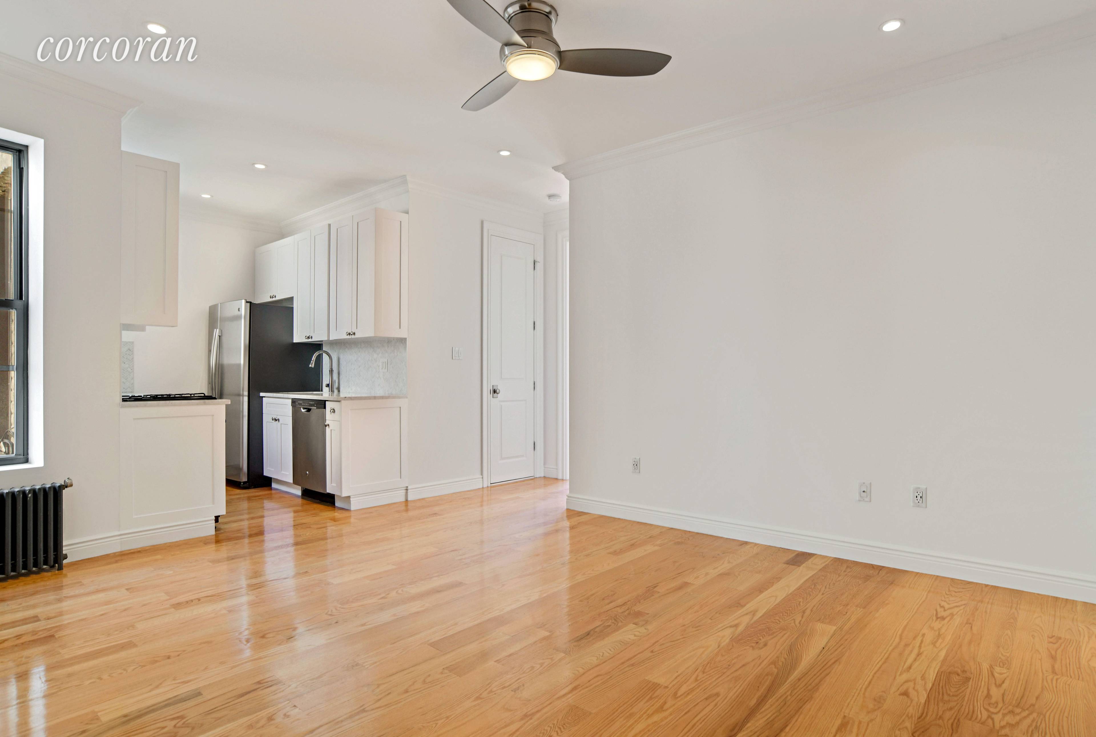 Newly renovated true three bedroom two bath apartment on sunny Ocean Parkway.