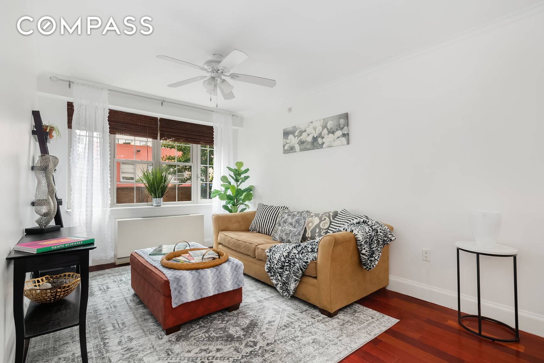 Sunny south facing one bedroom at the sought after Rosa Parks condominium.