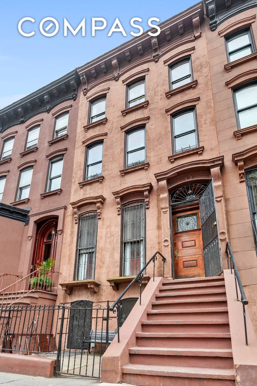 First offering of this stately, landmarked 20x45x100 ft brownstone 4 family property in 40 years.