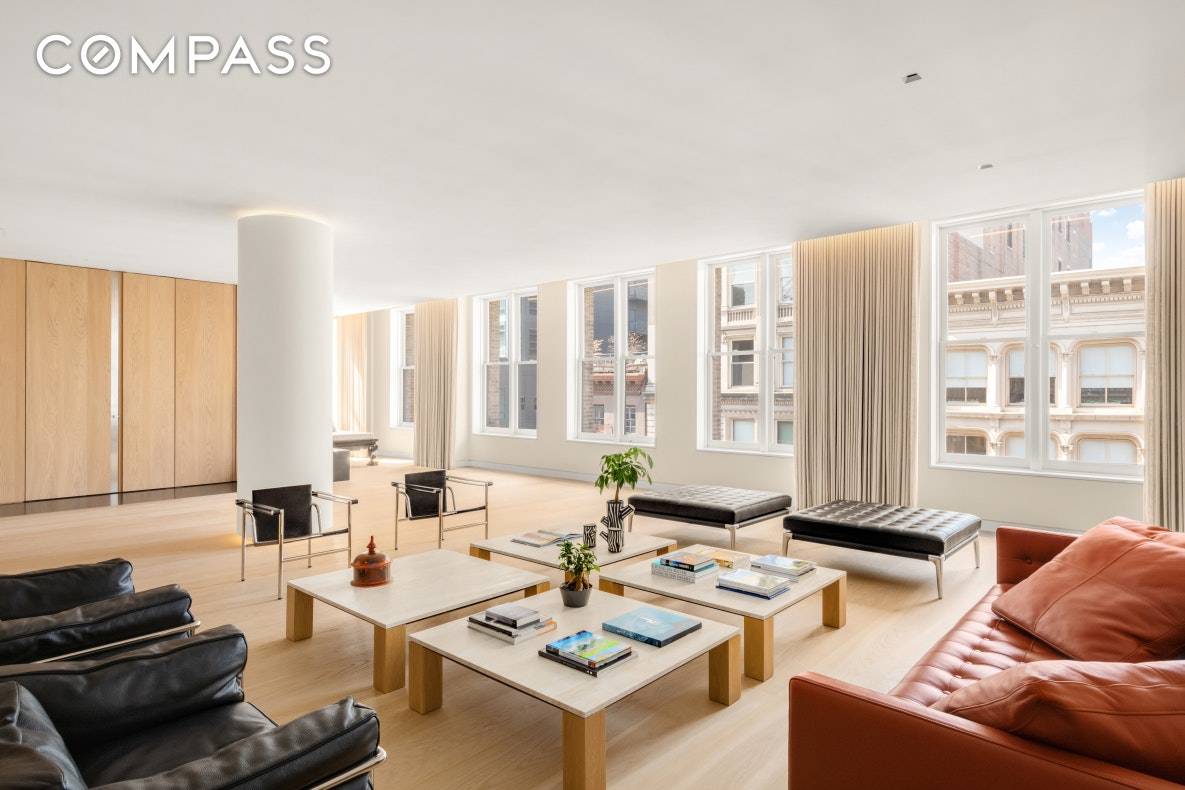 Enter via CROSBY Street or Broadway to access this pristine full floor loft with almost 50 feet of West facing frontage almost 4, 000sf in size benefitting from Southern and ...