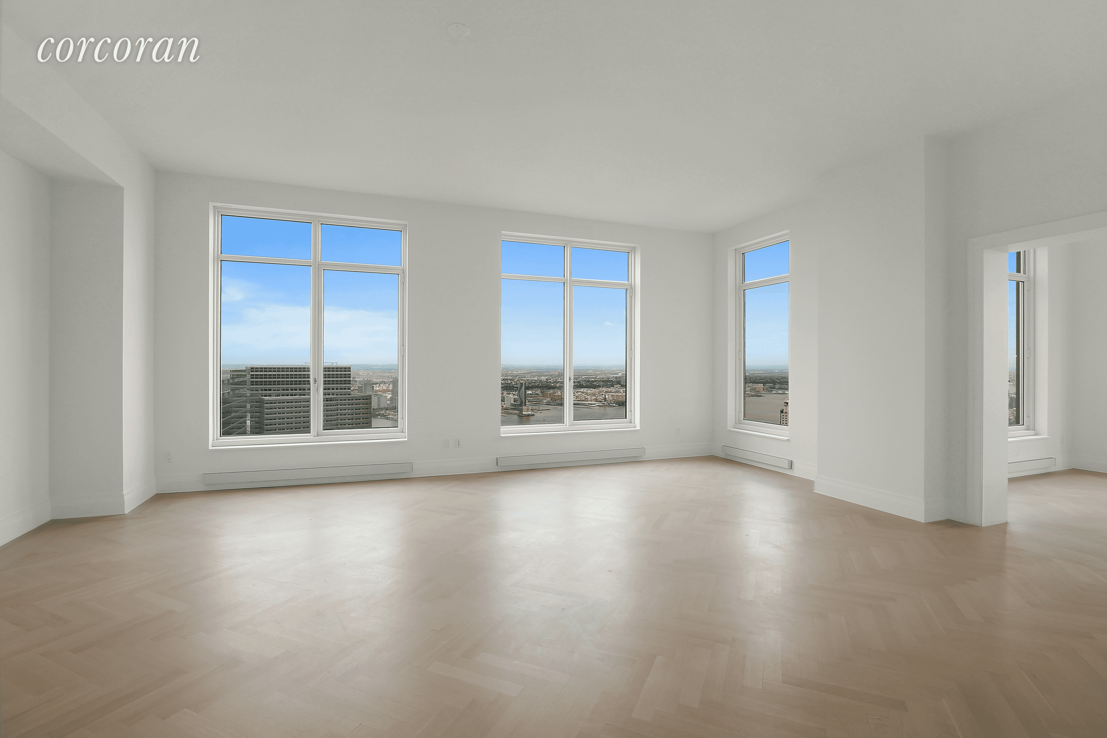 This expansive Four Bedroom residence captures sweeping views of Midtown and the Hudson River.