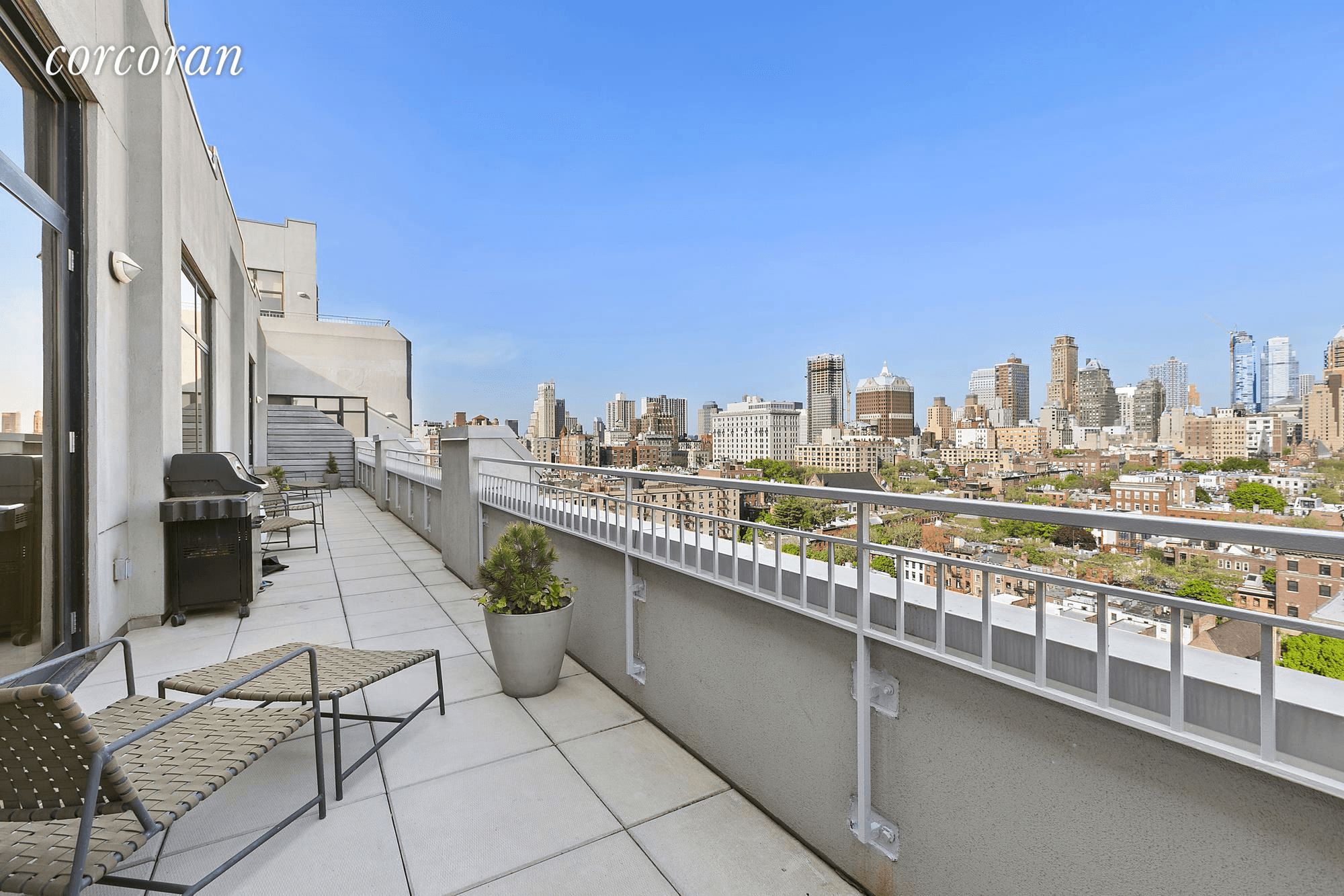 Stunning Penthouse with 548 sf terrace, enjoying unobstructed eastern views This stunning 2 Bedroom 2 bath 1450 s f 548 s f private terrace, converted warehouse PENTHOUSE condo has it ...