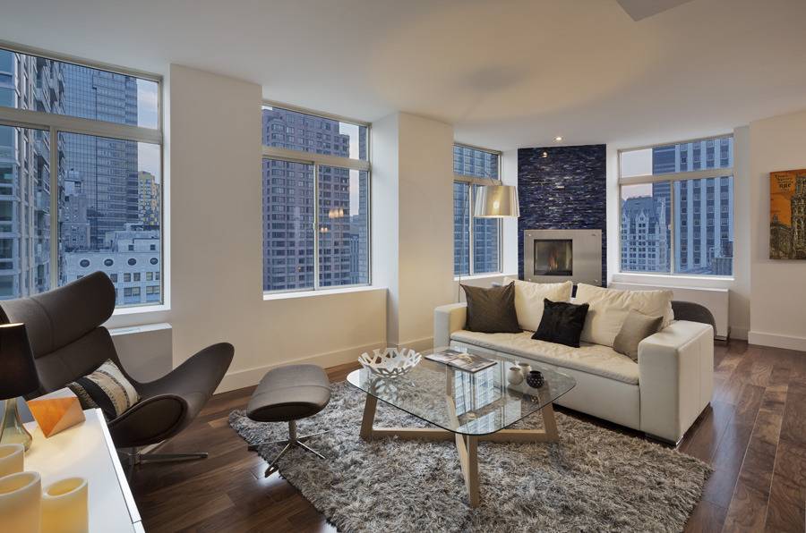 Financial District's One of A Kind Fully Furnished Triplex Penthouse Apartment in Luxury Doorman Building! (5 Bed + 5 Bath)