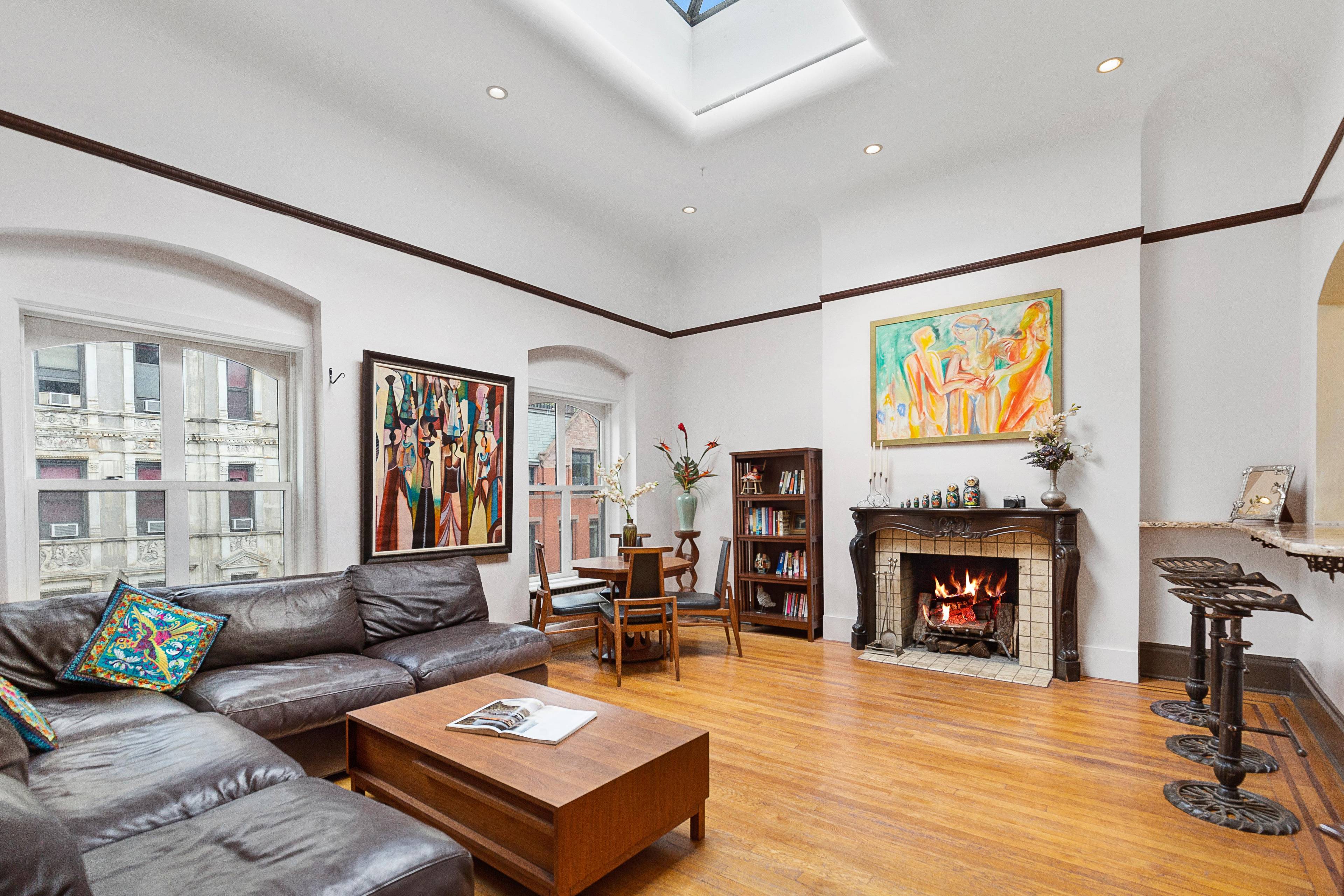 Massive Gramercy Park Penthouse 2 Bedroom with soaring ceilings & skylights