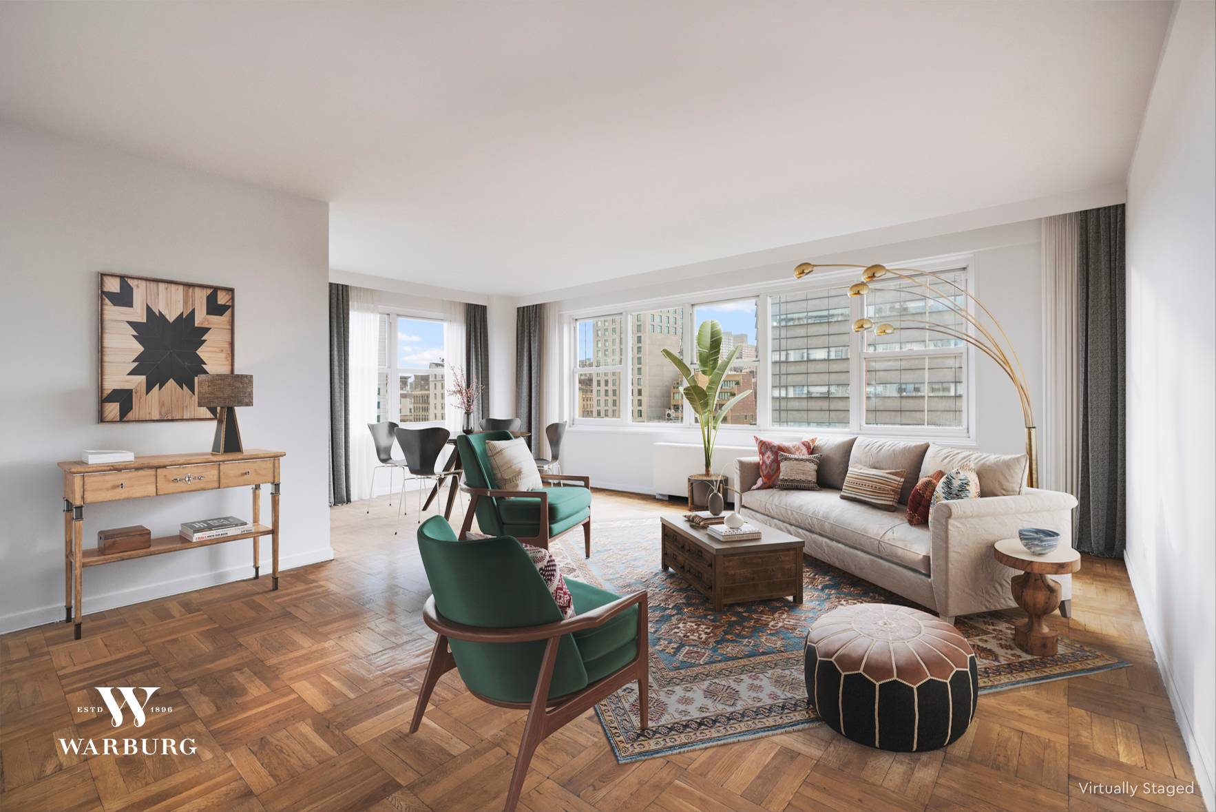 Set high over Fifth Avenue, this midcentury gem one block from Union Square awaits your design.