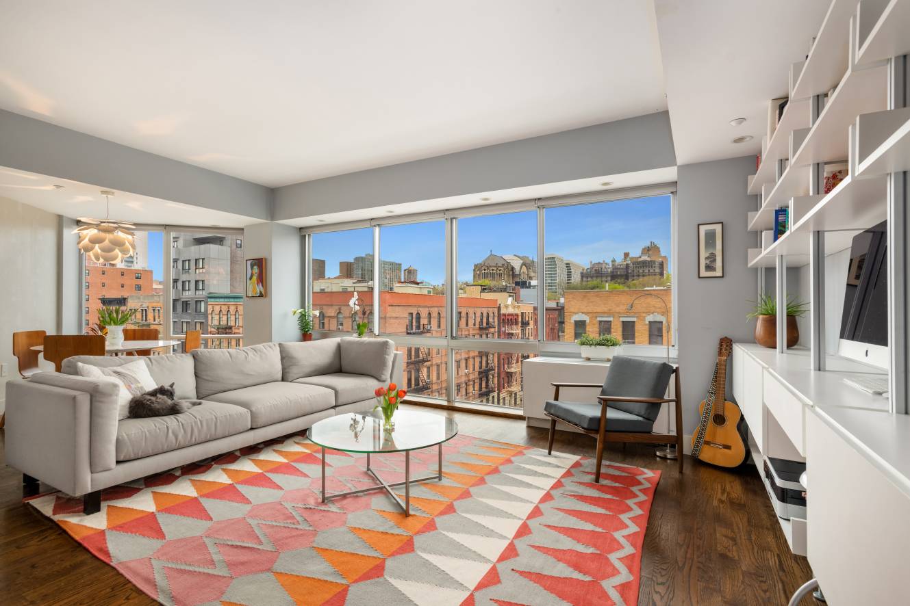 Stunning, 3 bed, 2 bath condo with spectacular south west views of Saint John the Divine, Morningside Park and Columbia University from every room.