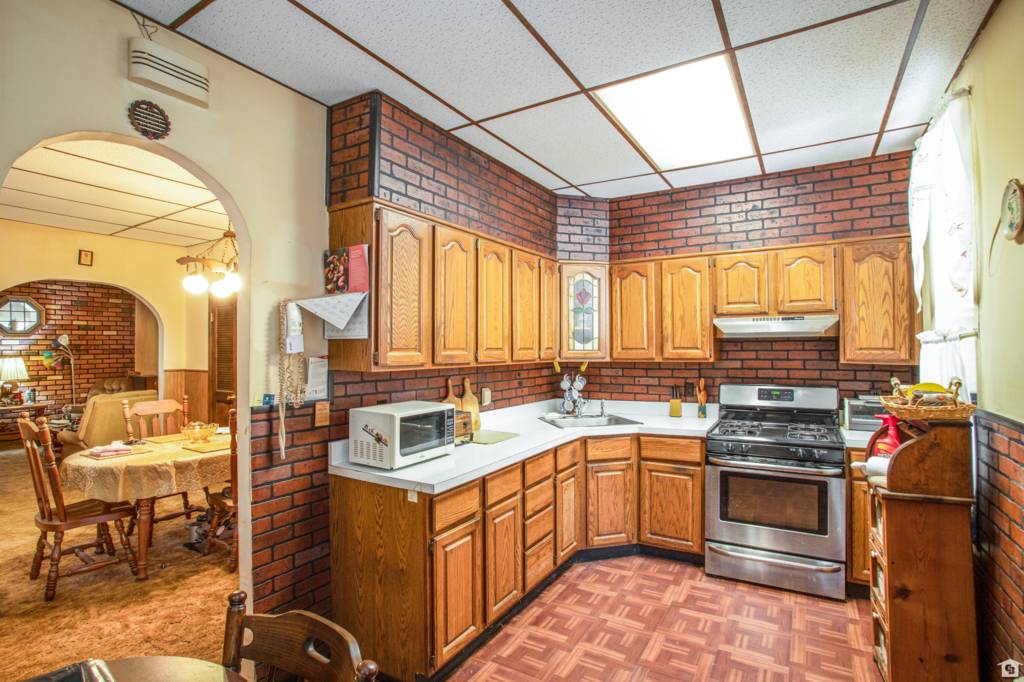 Make this home your own. There is plenty of room to expand this brick semi attached four bedroom 1 1 2 bath home located in a prime location in the ...