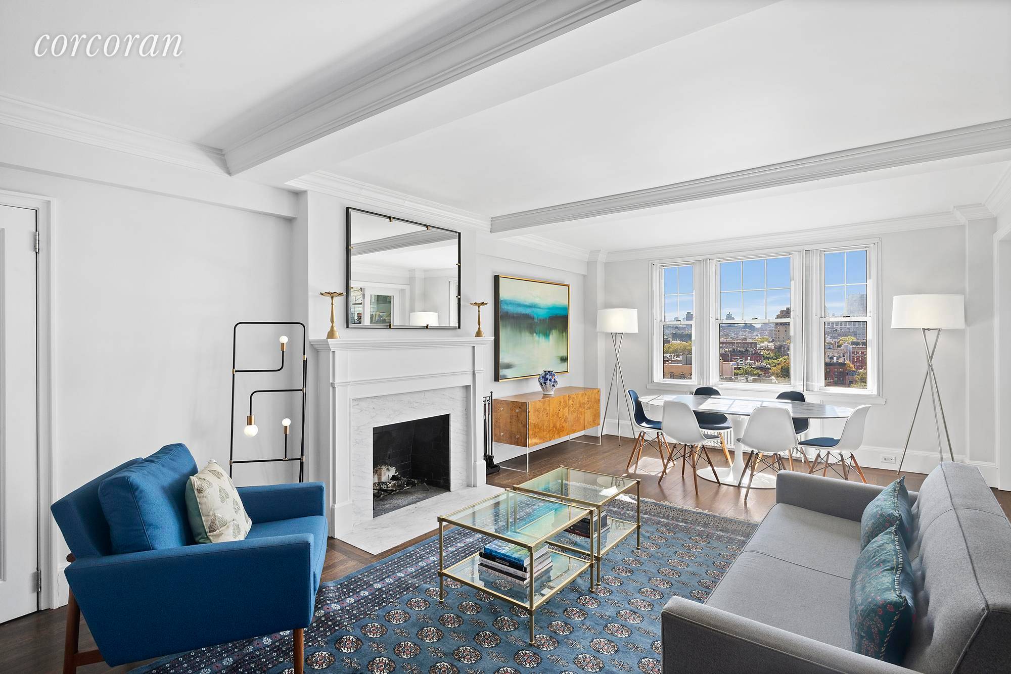 Located in the heart of the West Village, this quintessential New York Bing amp ; Bing prewar condo corner 2 bedroom and 2 bathroom home oozes charm.