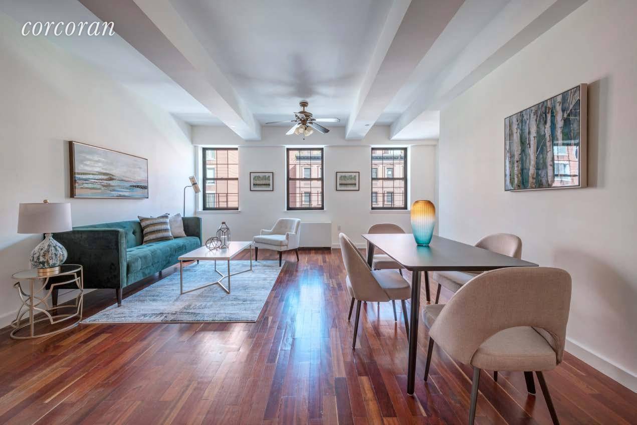 Located in beautiful Brownstone Lane, a quiet corner 2 bedroom 2 bath condo located in one of Harlem's most sought after neighborhoods.