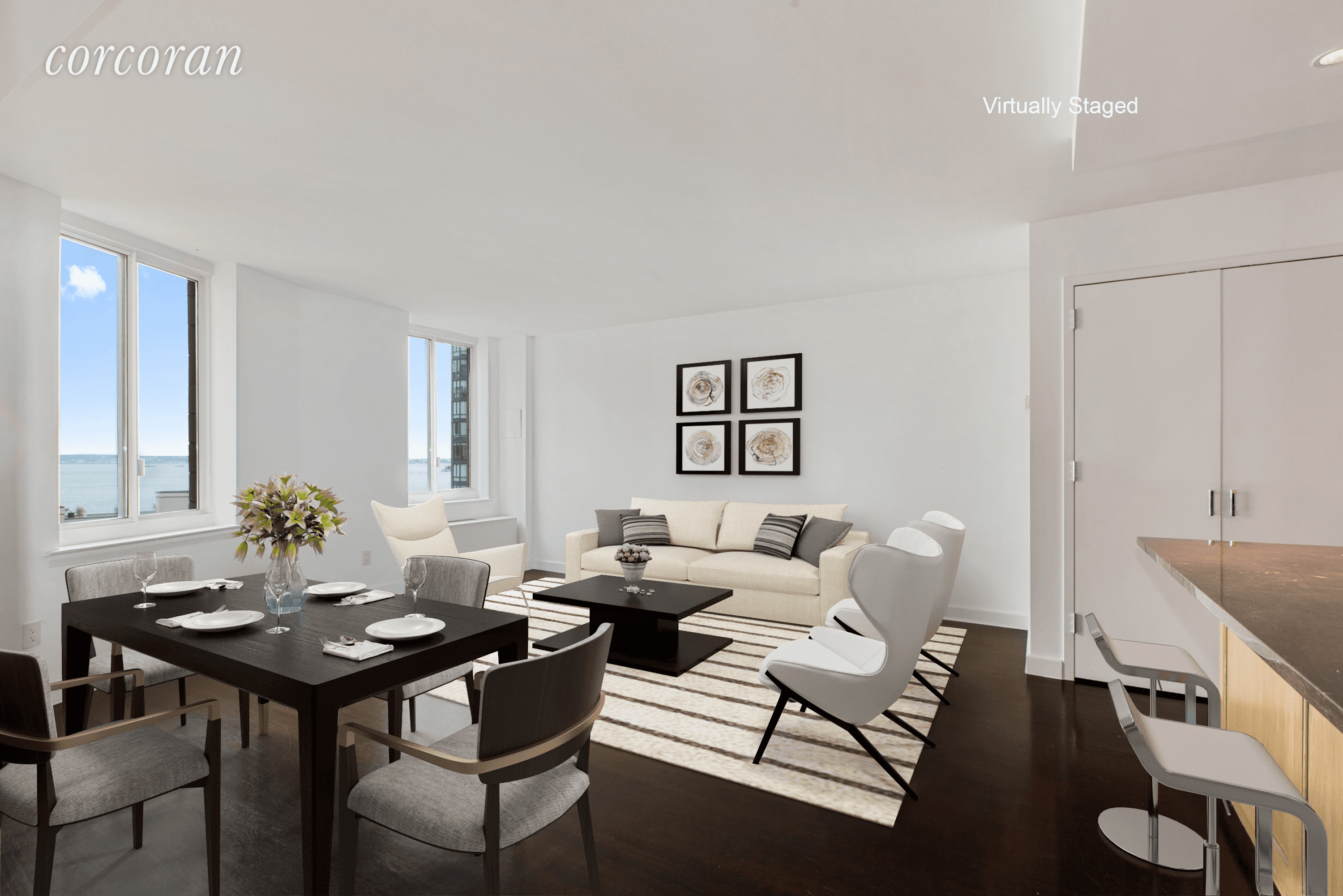 333 Rector Place, PHS2, Battery Park City 1 Rector Place This is a tremendous opportunity to lease an exquisitely designed one bedroom penthouse at 1 Rector Park.