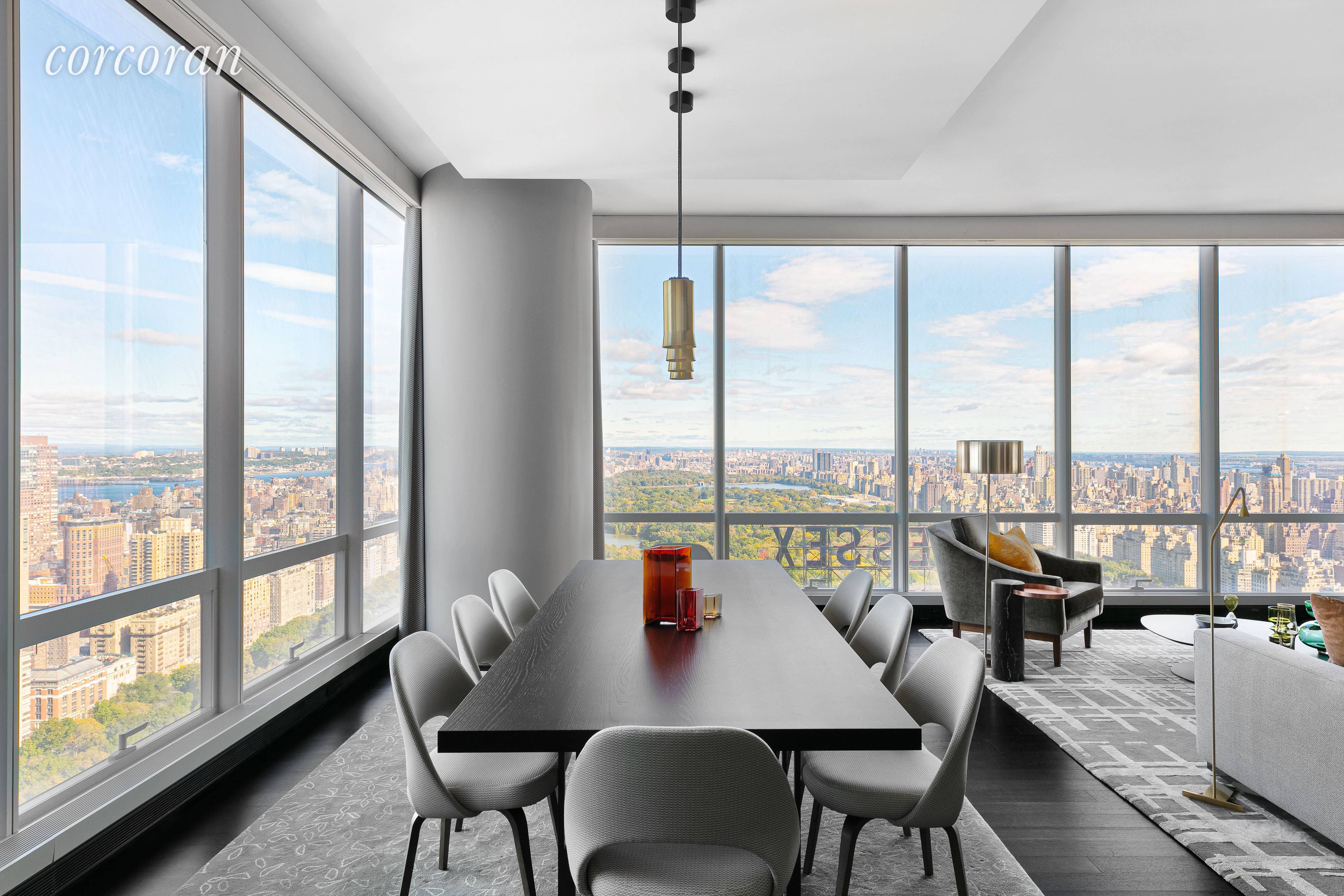 Residence 53A at One57 Incomparable Central Park Views and Design Three Bedrooms Three Baths Powder Room 3, 288 sqft This 53rd floor A A lineA residence at One57 offers spectacular ...