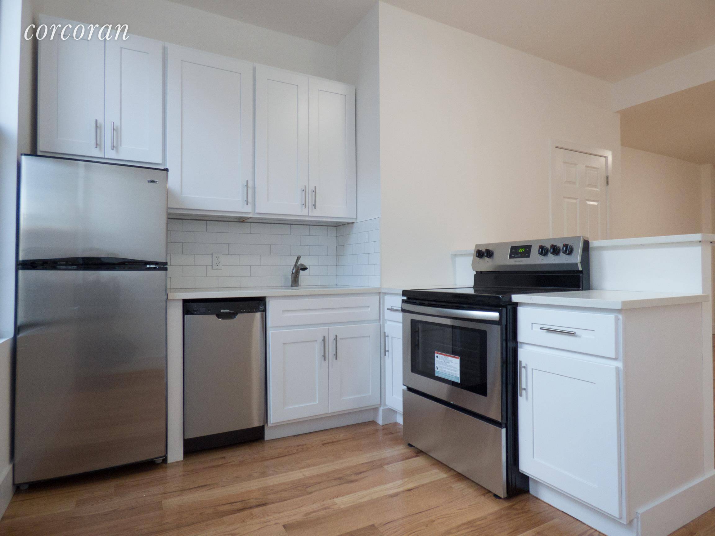 Renovated ONE BEDROOM on Withers and Graham Ave with huge private backyard !