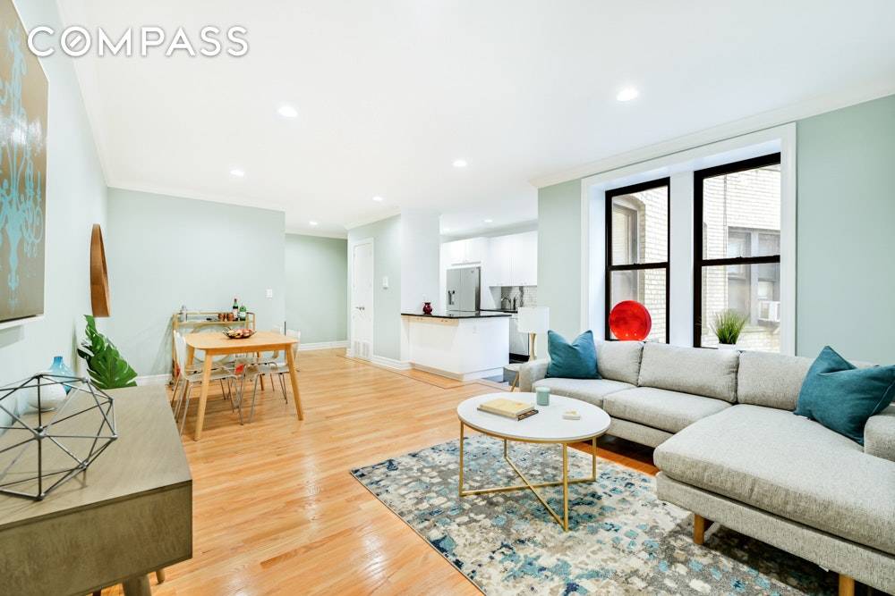 Completely rebuilt and tastefully designed, this newly gut renovated 2 bedroom, 2 full bath home ideally located in the heart of Prospect Heights has an exceptionally expansive layout while retaining ...