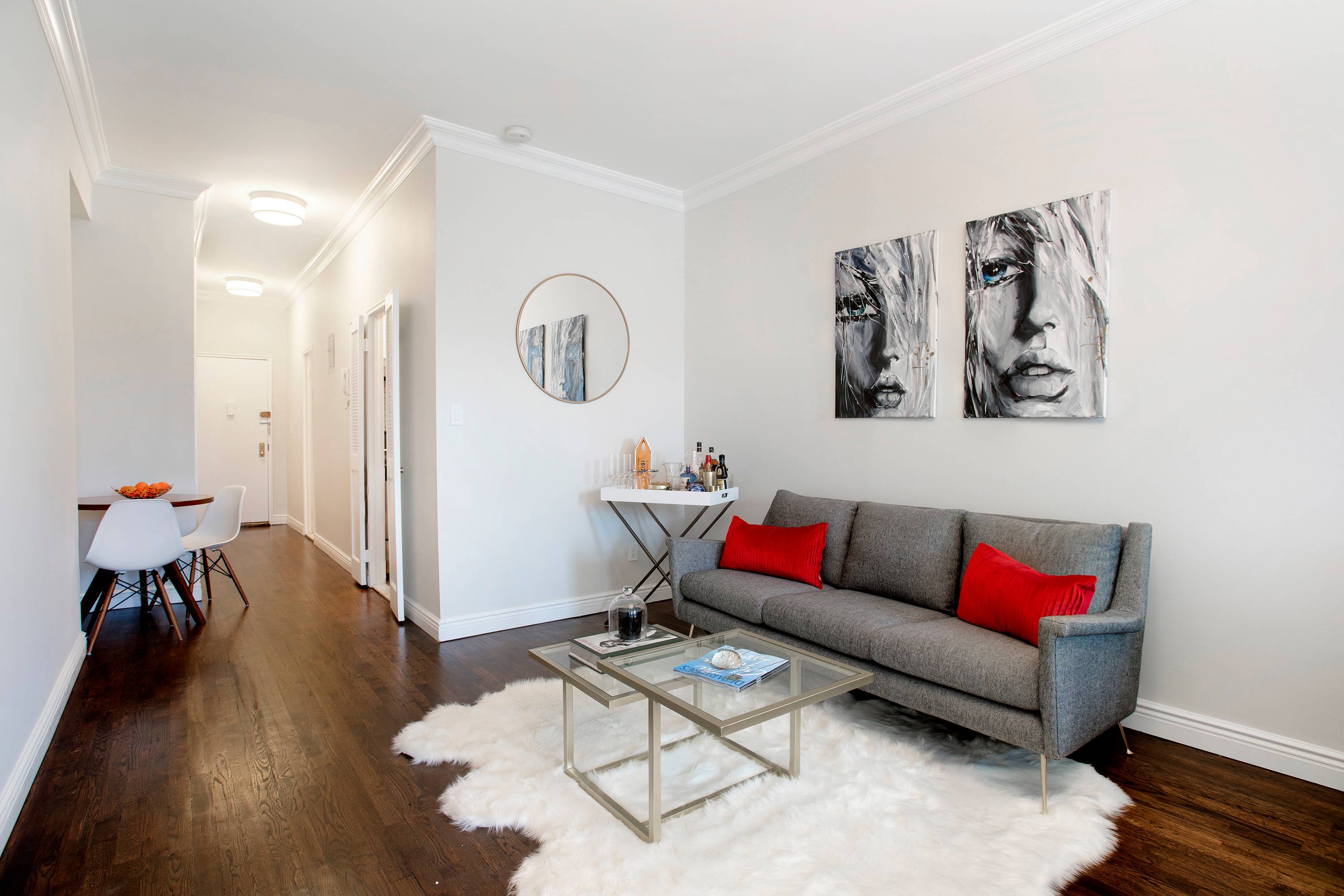 Sophisticated, sun drenched, newly renovated West Village studio located on one of the most coveted blocks in rare doorman, elevator pre war building.