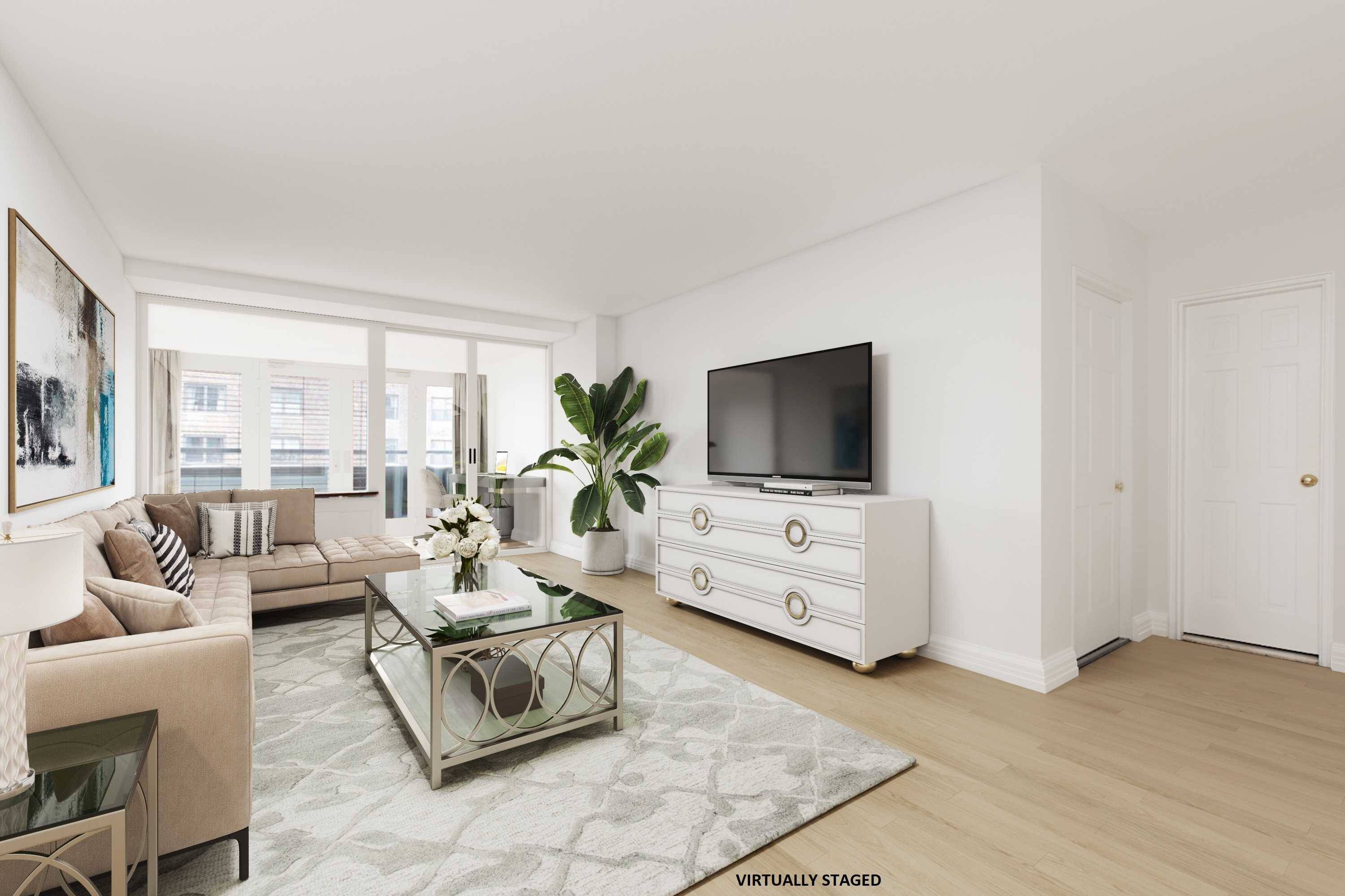 GRAMERCY ONE BEDROOM PLUS BONUS ROOMThis extra large one bedroom with a spacious enclosed terrace bonus room is now available in the heart of Gramercy !
