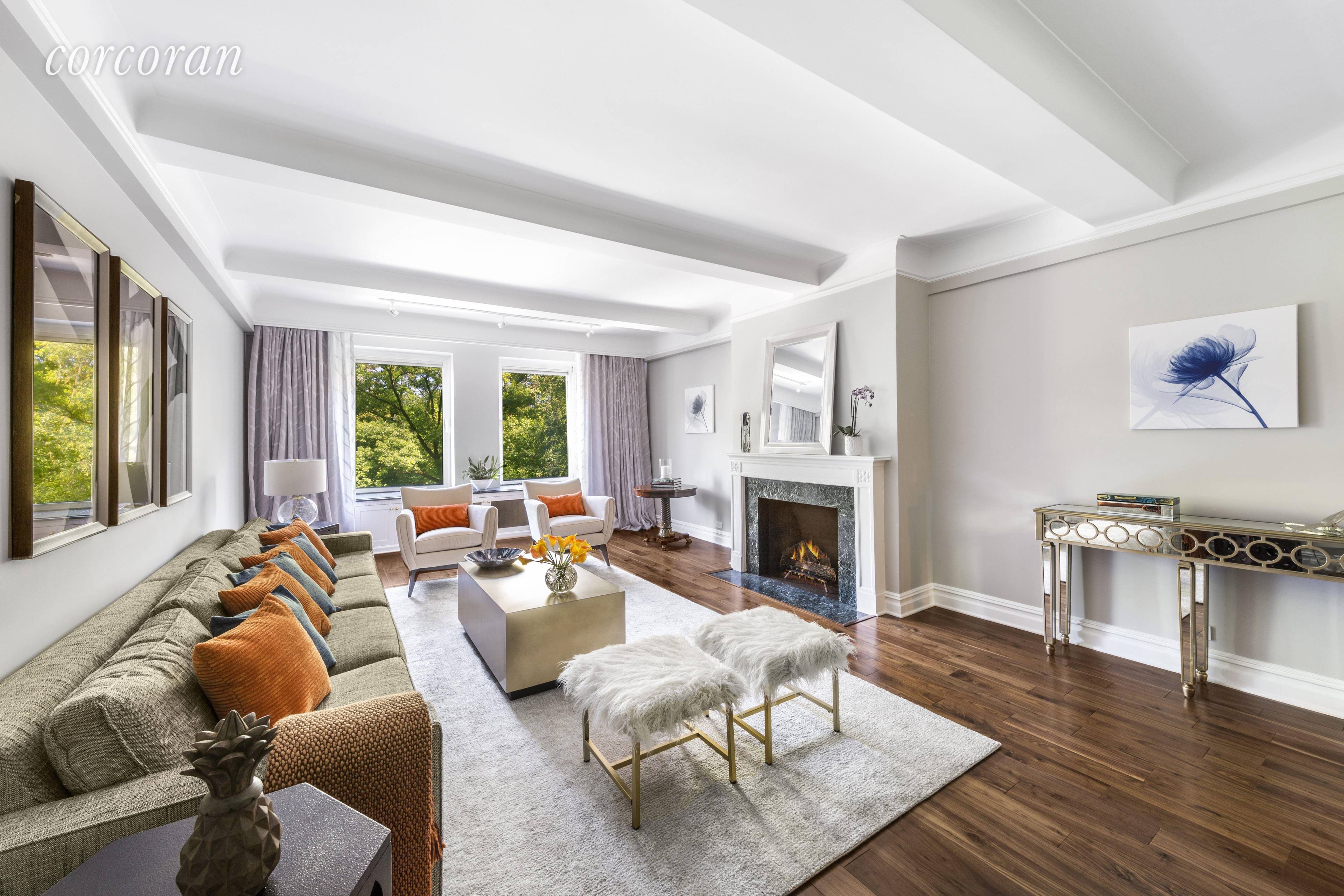 Welcome to Apartment 3B at 322 Central Park West the best priced four bedroom prewar Classic 8 coop on Central Park West with Park views from nearly every window.