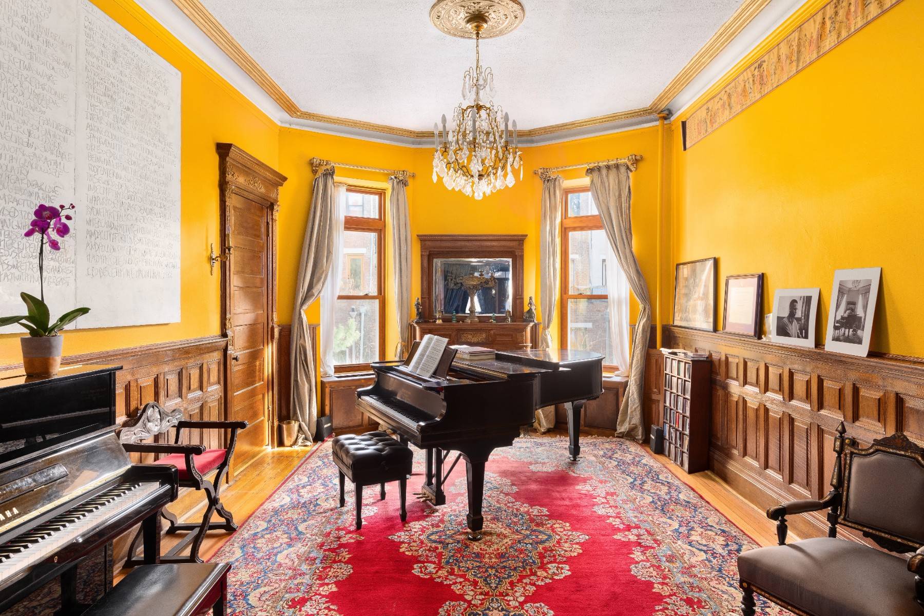 This charming five story brownstone situated in Hamilton Heights, designed by architect Adolph Hoak in 1890, is truly a one of a kind single family home.