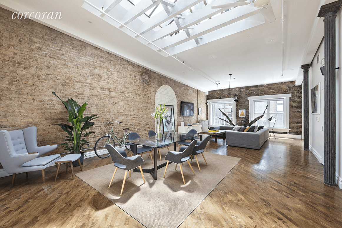 Quintessential downtown loft in the heart of Tribeca with a PRIVATE ROOF !