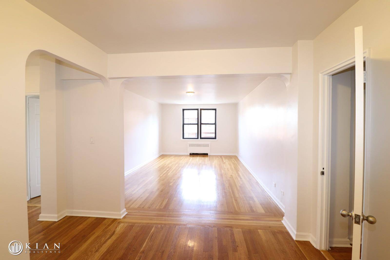 NO BROKER FEE ! Gut renovated apartment with a huge living room, dining area and large foyer.