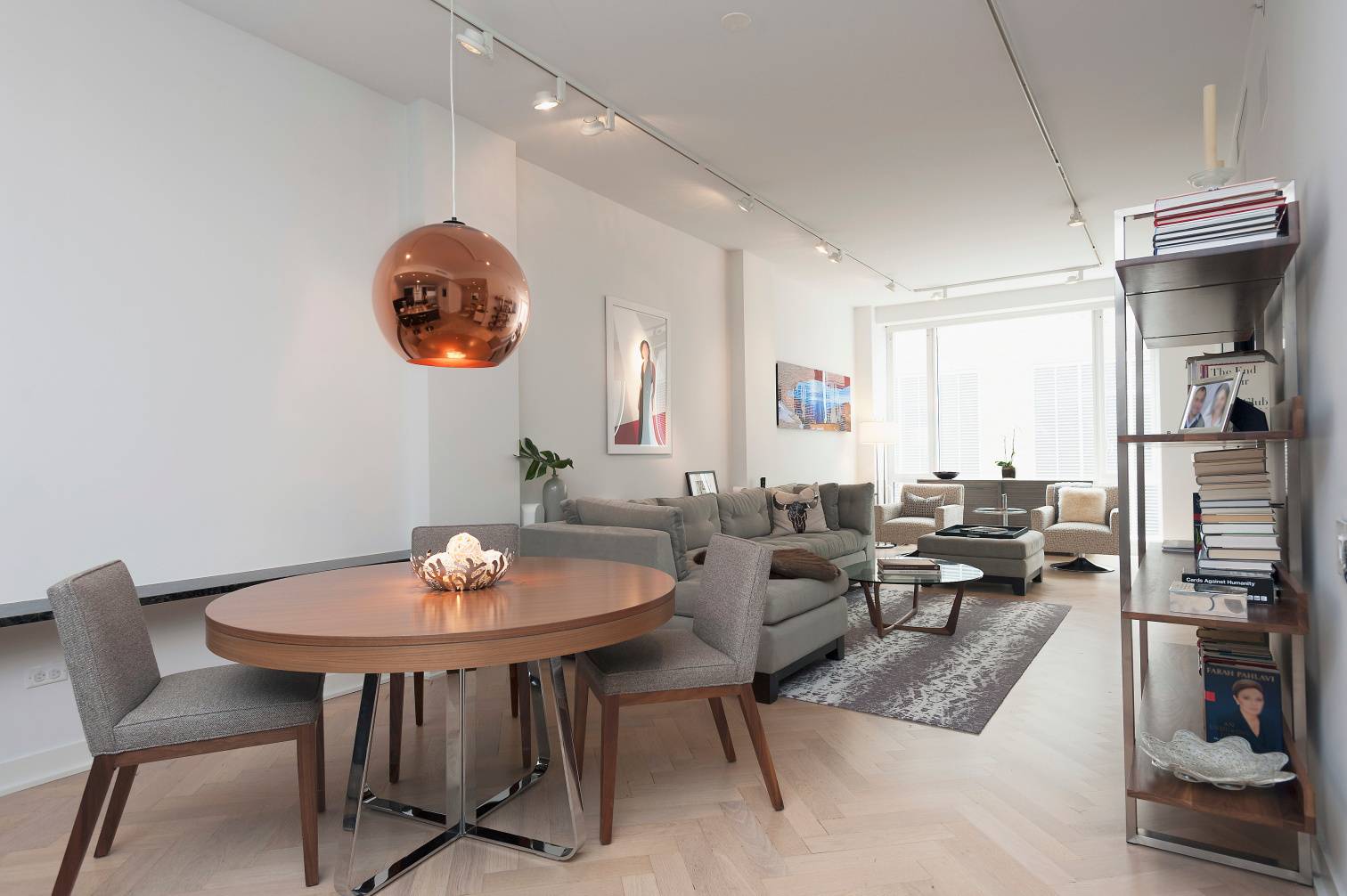 Move right in to this spacious, light filled 2 bed, 2 bath apartment located in the iconic Philip Johnson Annabelle Selldorf designed Urban Glass House in West SoHo Hudson Square.