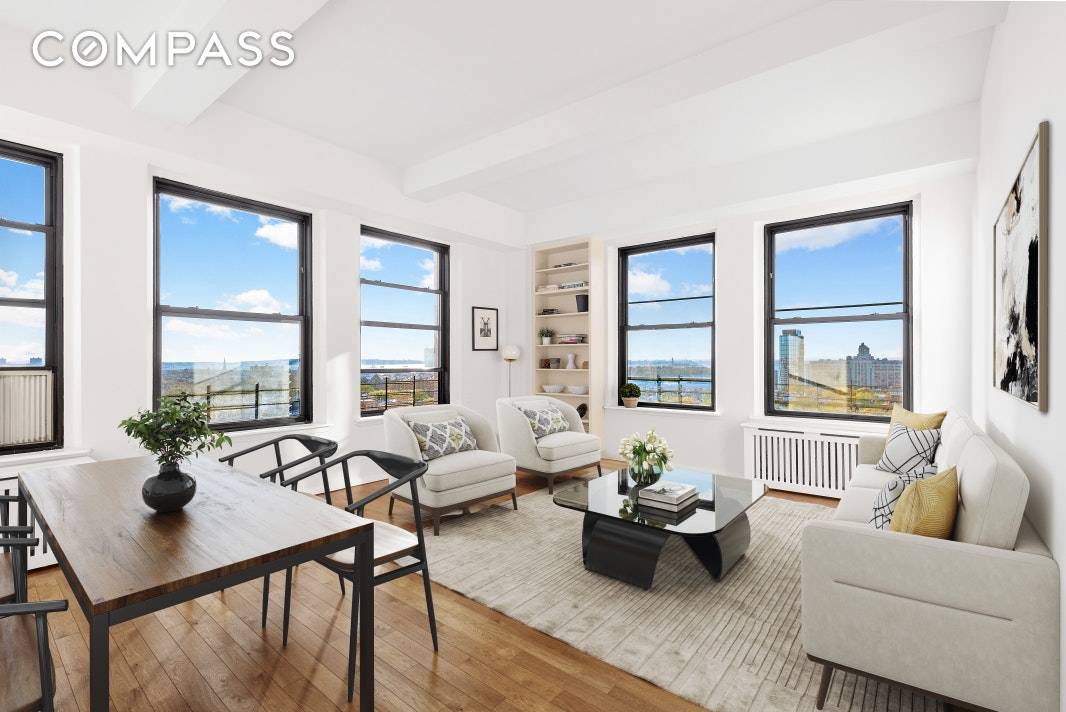 Have you have been searching for an apartment with light and STUNNING VIEWS in a doorman building with 2 bedrooms and 2 baths in the heart of Brooklyn Heights and ...