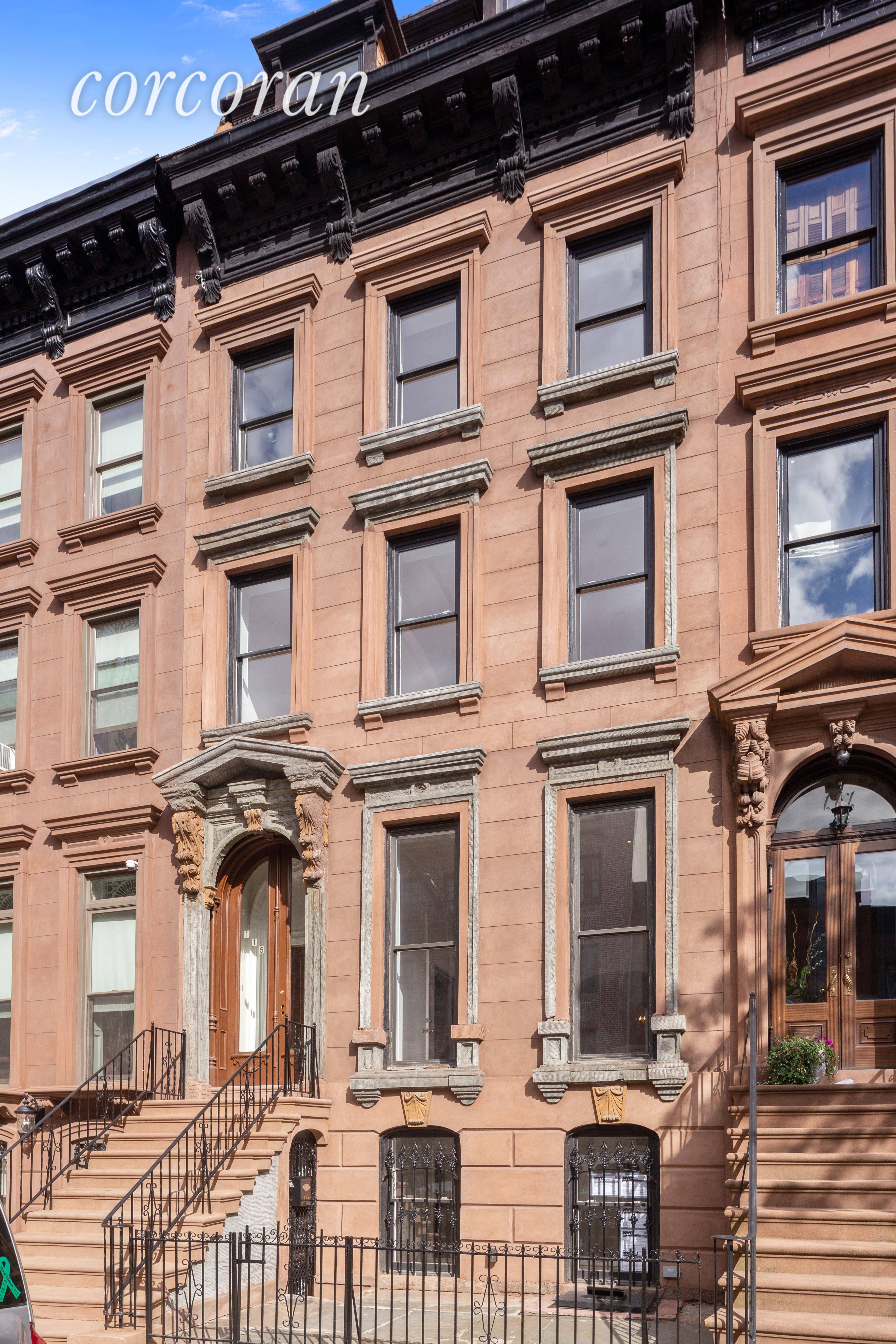 Feeling much much larger than its already formidable 4000 SF, and bursting with sunshine AND character, this 21 foot wide Clinton Hill brownstone is dripping with charm and drenched with ...