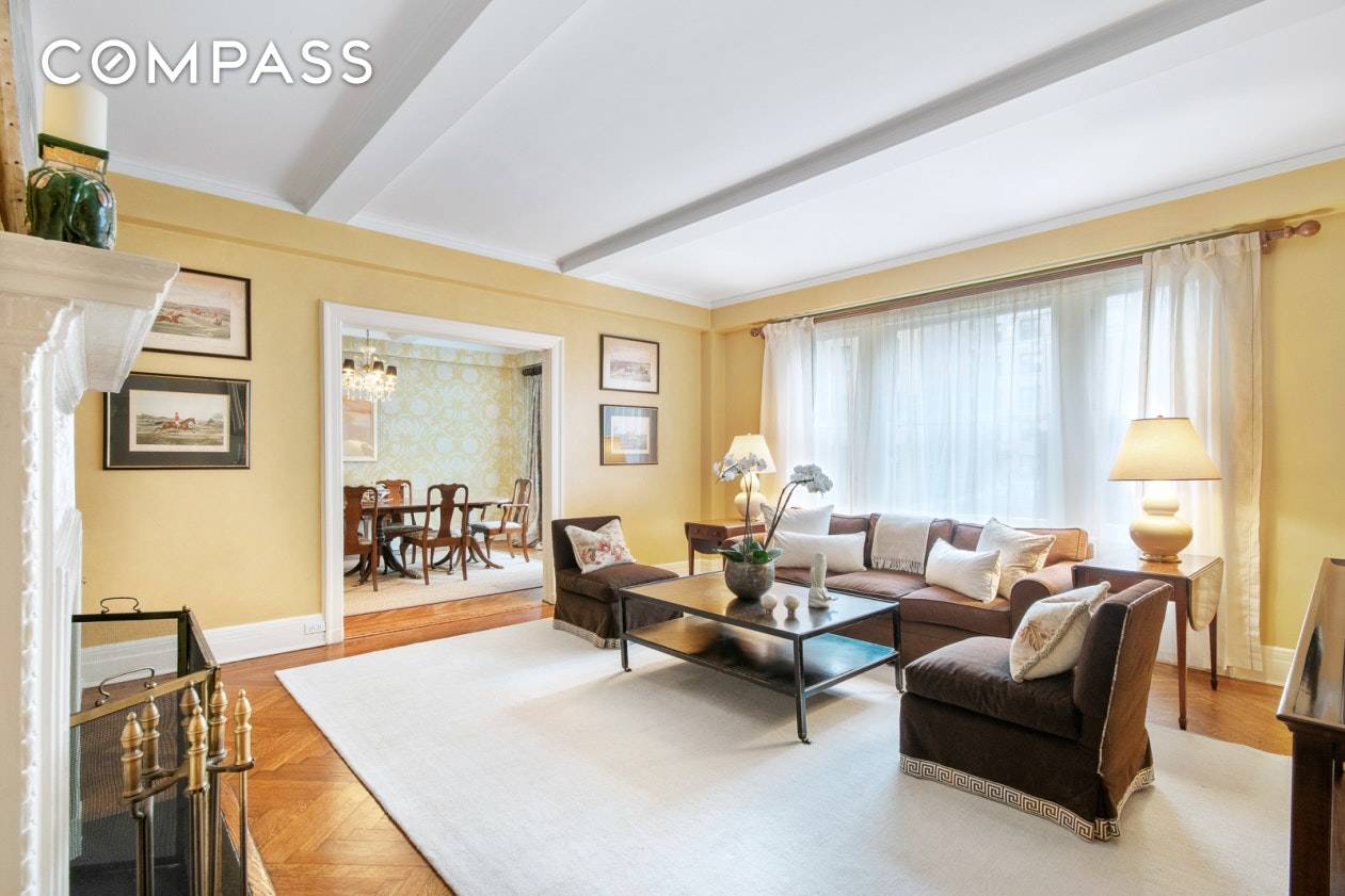 Pre War Classic 7 off Park Avenue Entered from a semi private landing, this beautiful and bright classical 3 bedroom plus office maid's bedroom features a most gracious layout, boasting ...
