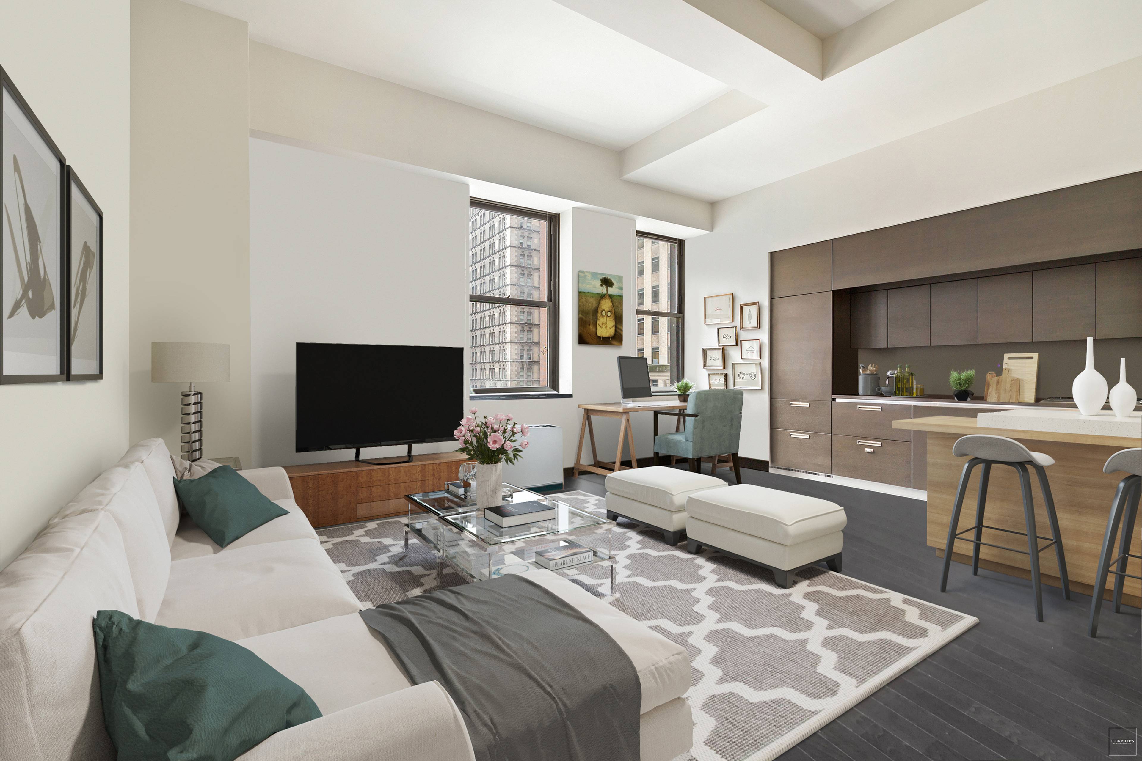 Designed by Armani Casa, this one bedroom condo exudes luxury.