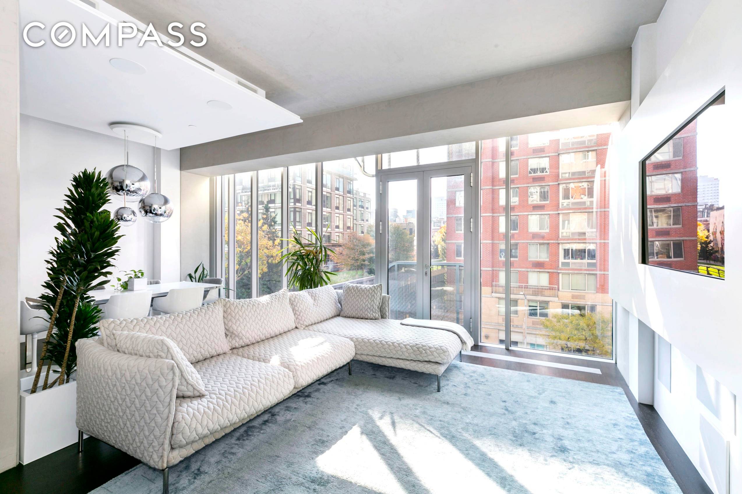 Stunning 2 bed 2 bath loft like full floor home at High Line 519 spanning almost 1700 SF with a private balcony.