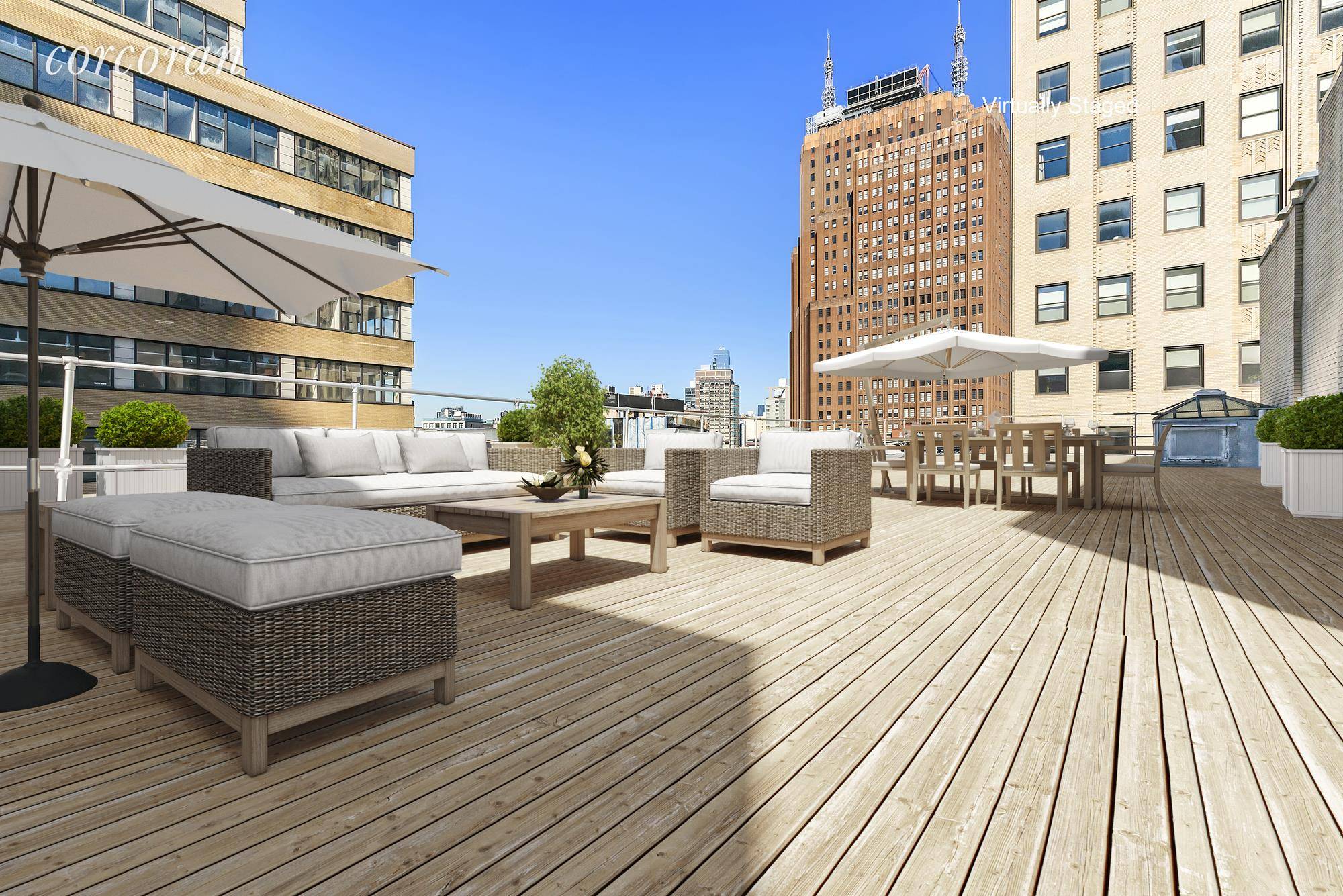 100 of entire Roof Rights offers a Rare opportunity on Franklin Street in Prime TriBeCa.