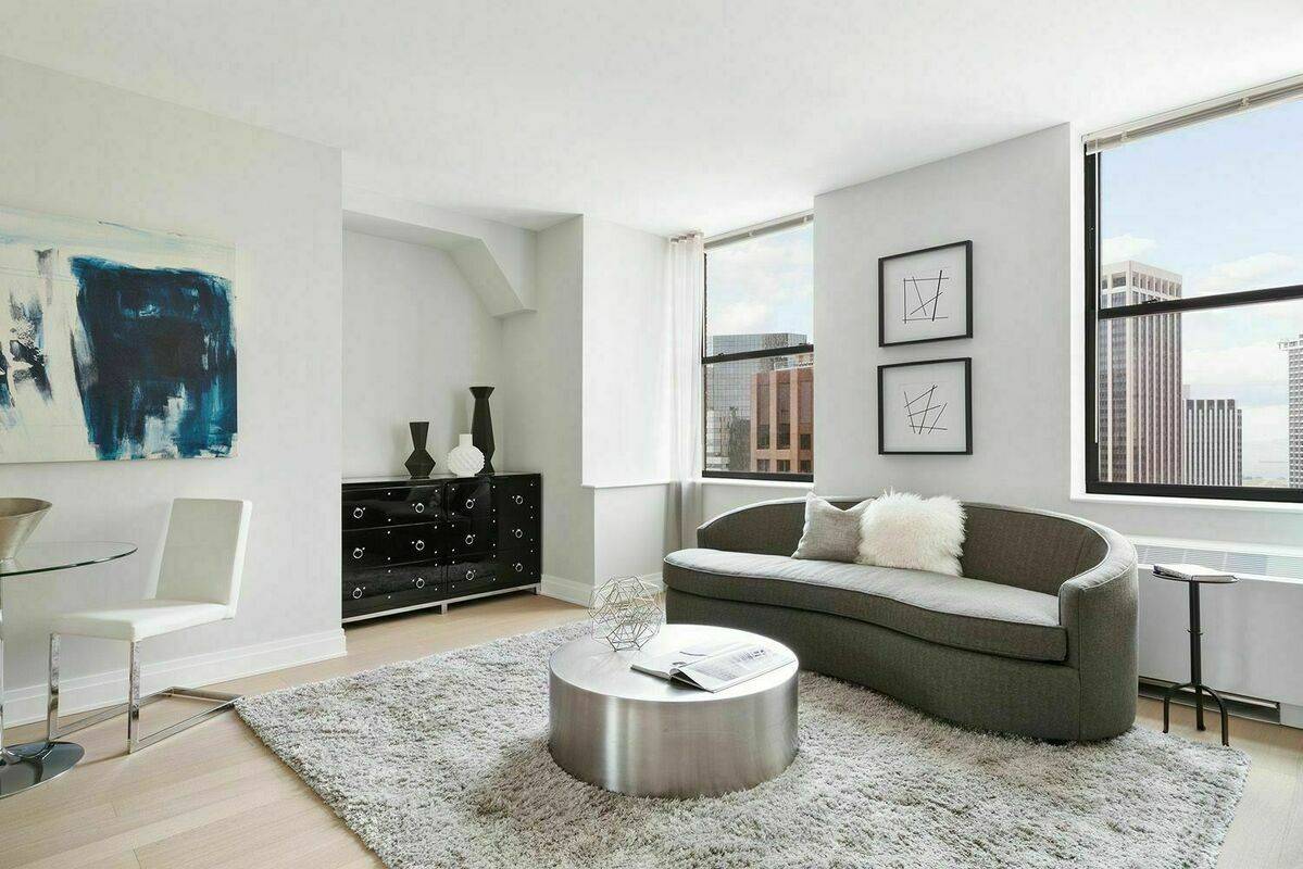 No Fee One Bed in Amenity Filled Luxury Building in the Heart of FiDi with W/D in unit