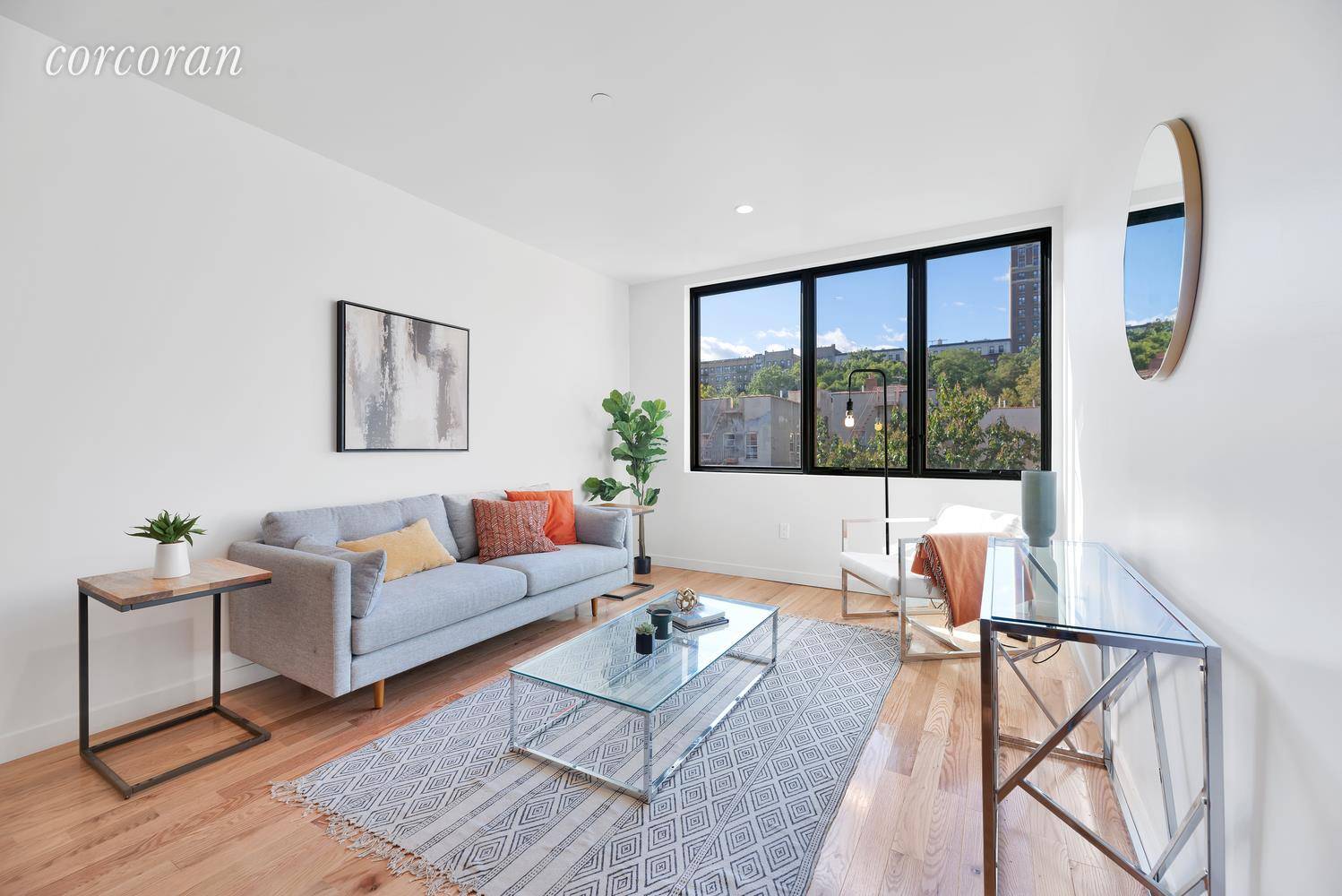 This impeccably designed Penthouse features a one of a kind design a two beds, two baths duplex with space for an at home office and dramatic high ceilings.
