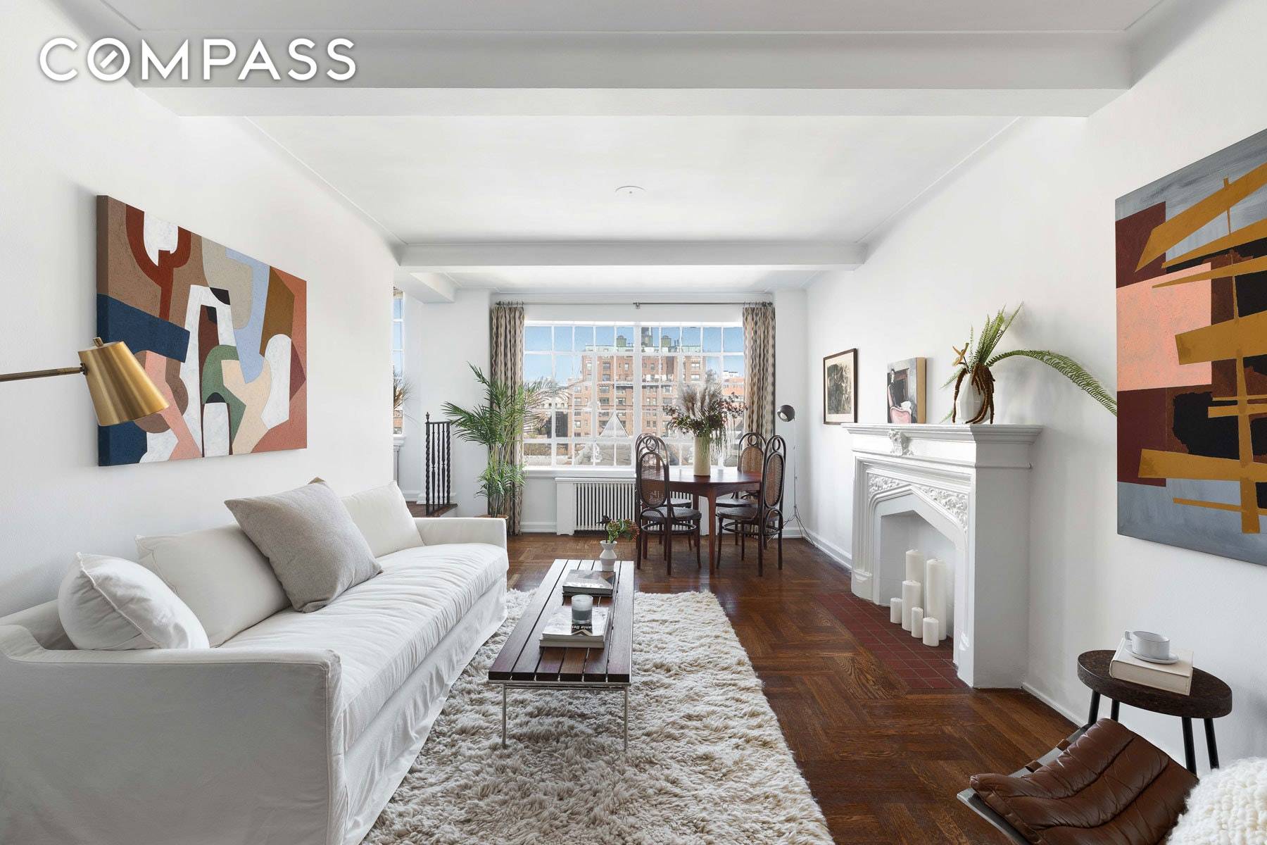 Incredibly spacious Prewar doorman 1 bedroom home with open views from every window and just a 1 2 block from Central Park !