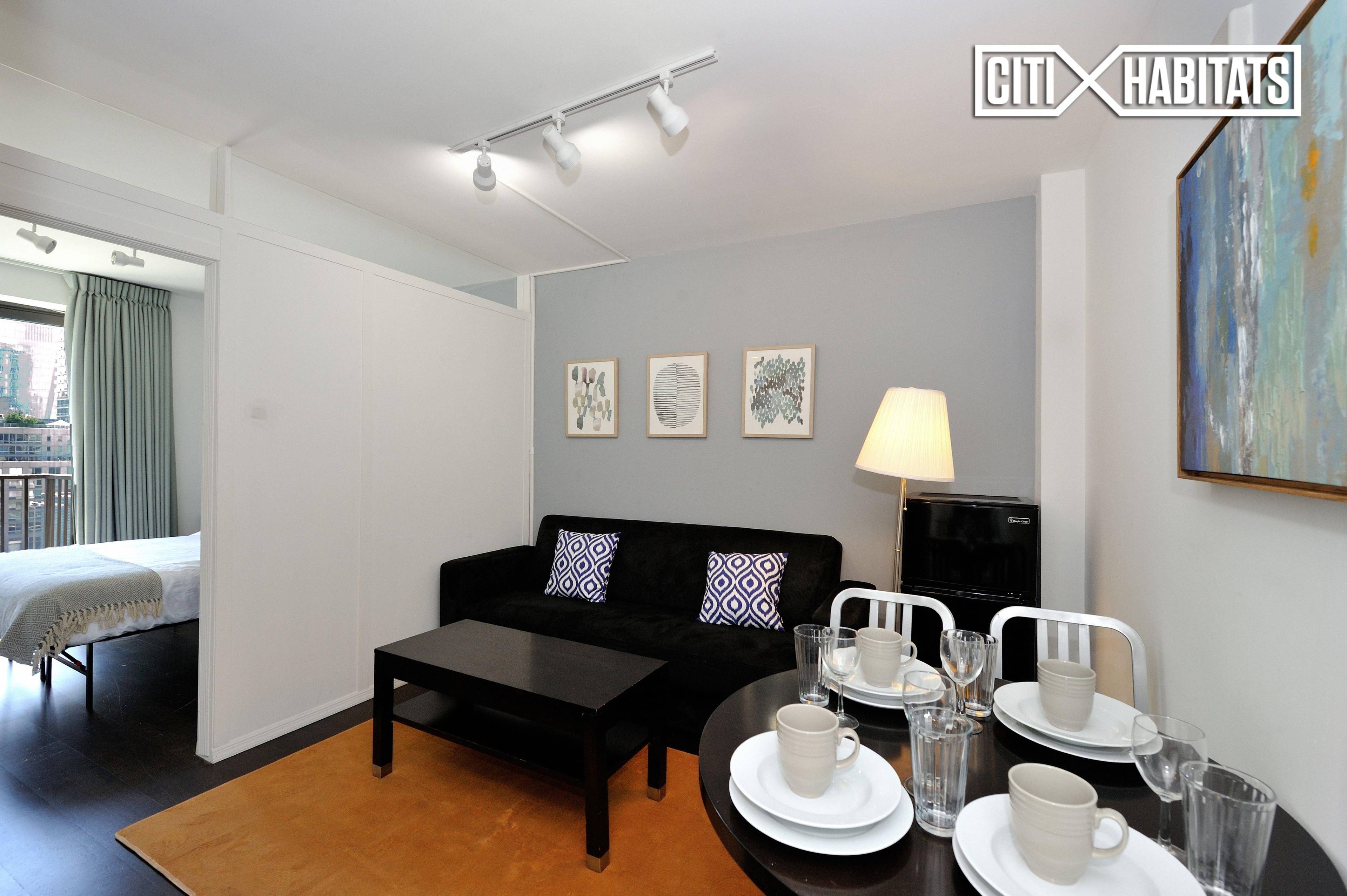 Come stay in this lovely two bedroom located within walking distance to Times Square.