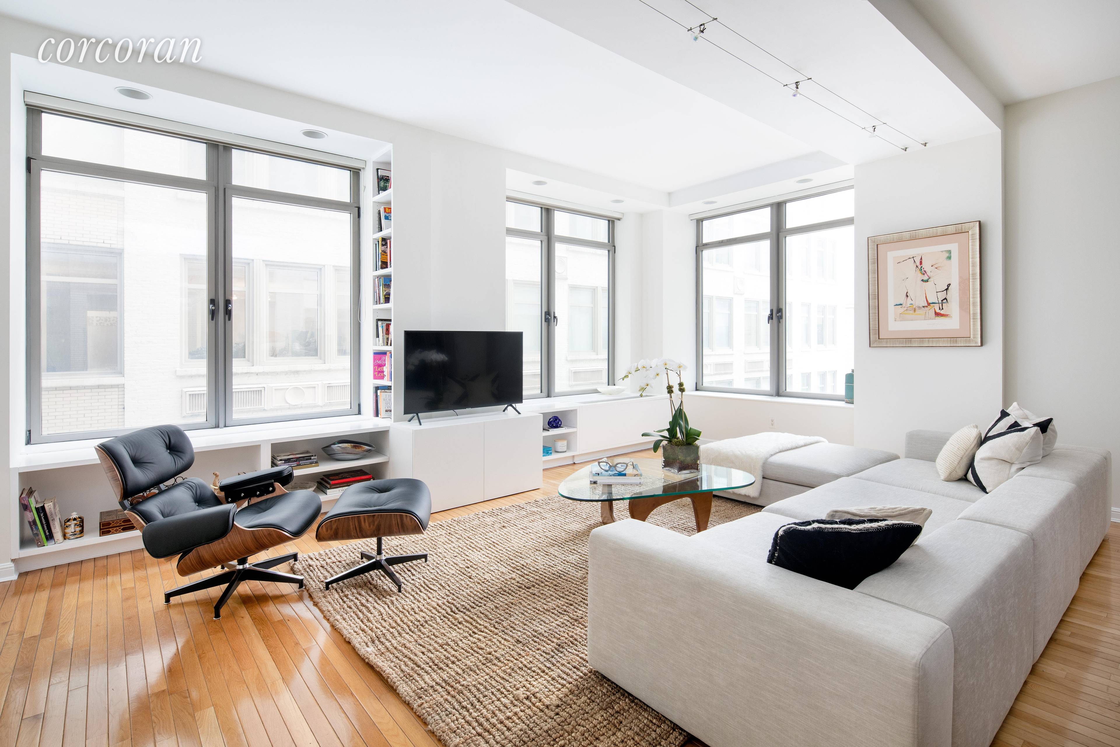 Rarely available residence 8 B is a true loft in the highly sought after Chelsea Mercantile.