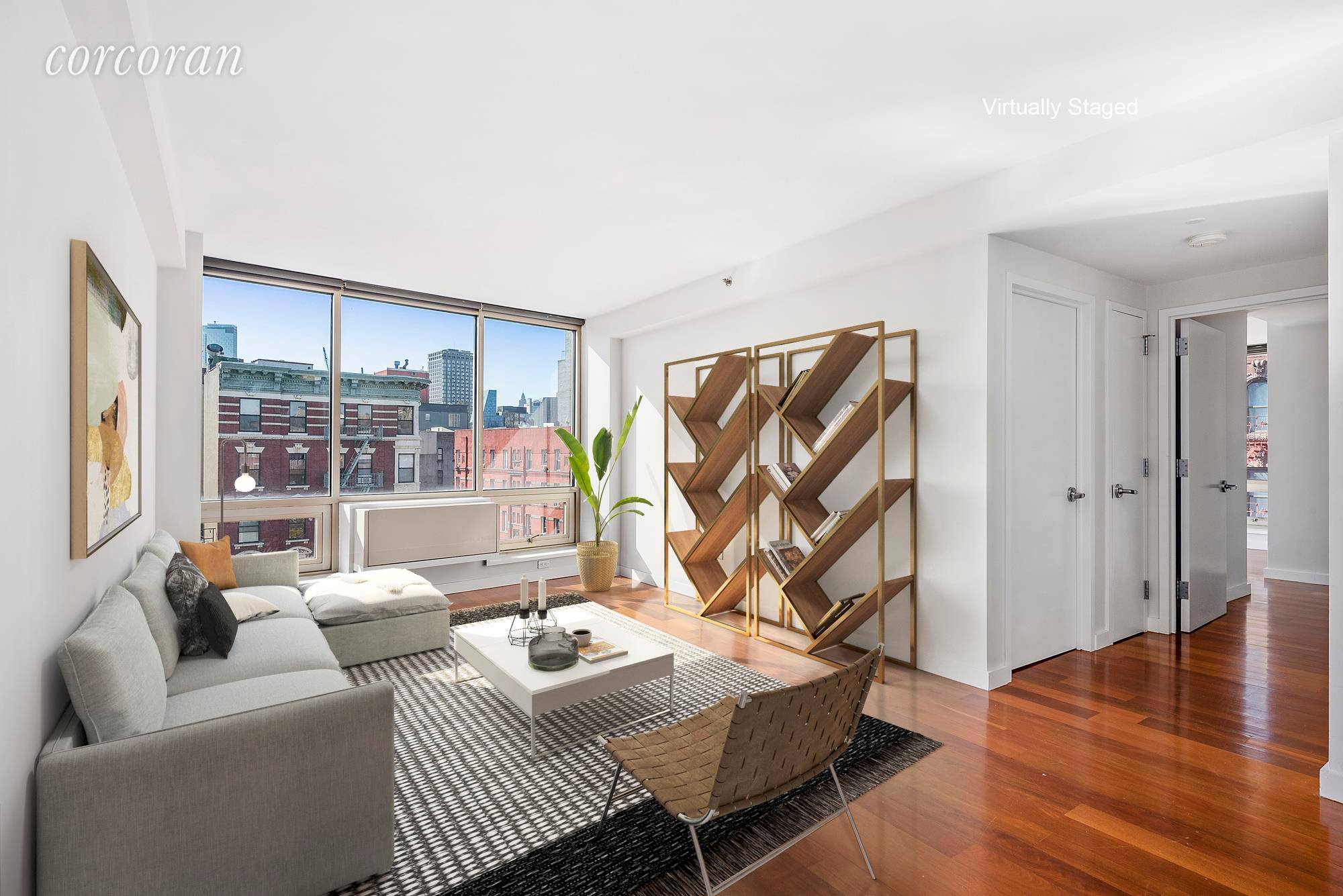 Ideally situated on the edge of both Lower East Side and East Village this 2 Bed 2 Bath Condo at 1 Avenue B gets great southern light with open views ...